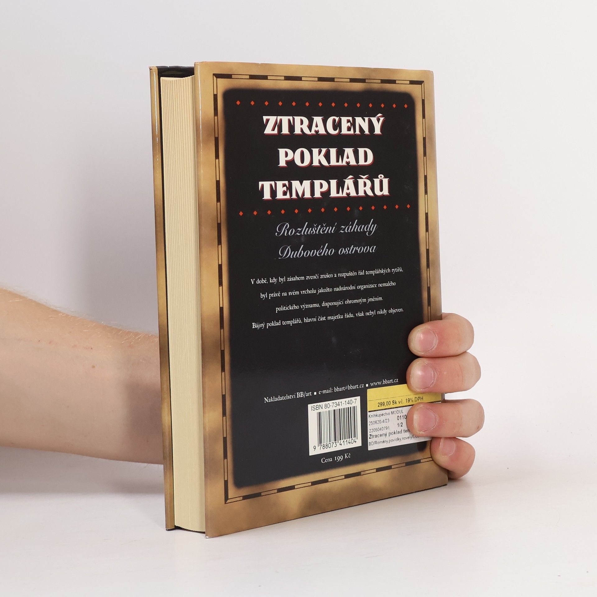 Steven Sora Ztracený poklad templářů. Rozluštění záhady Dubového ostrova