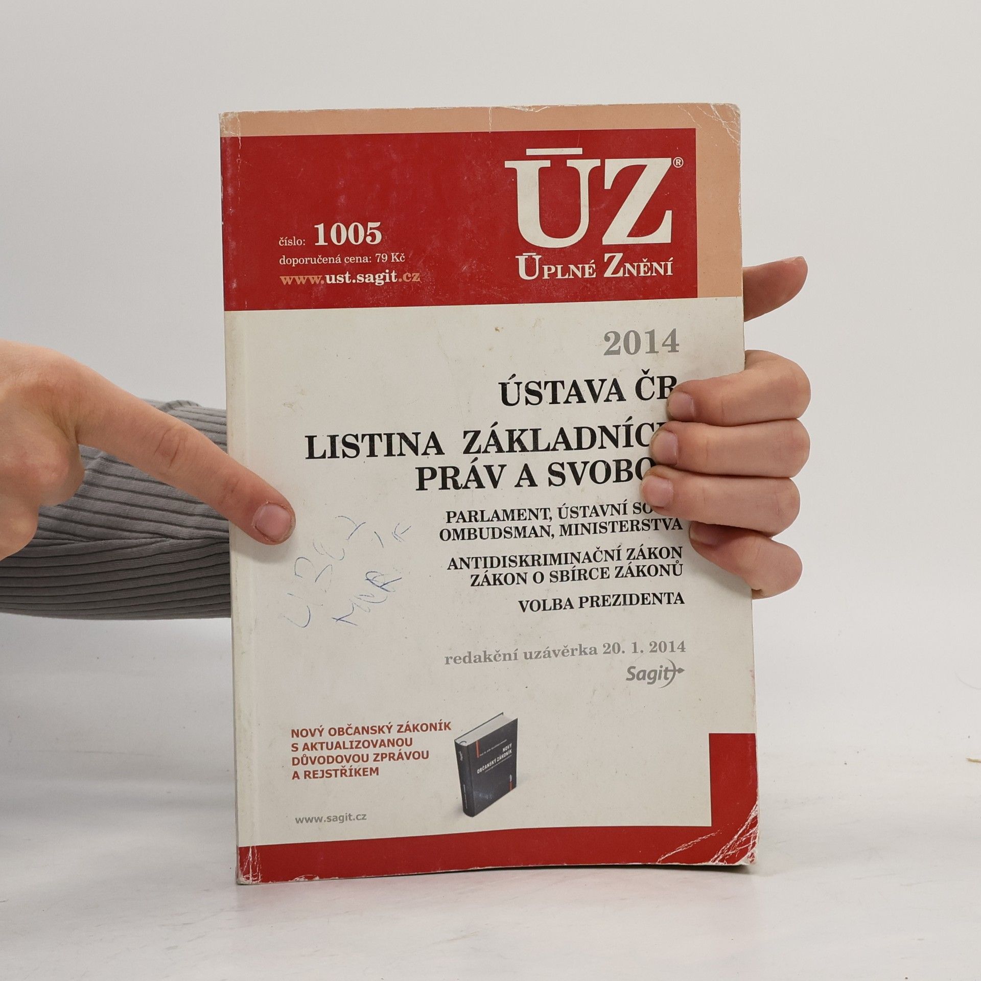 Various authors Ústava ČR. Listina základních práv a svobod.