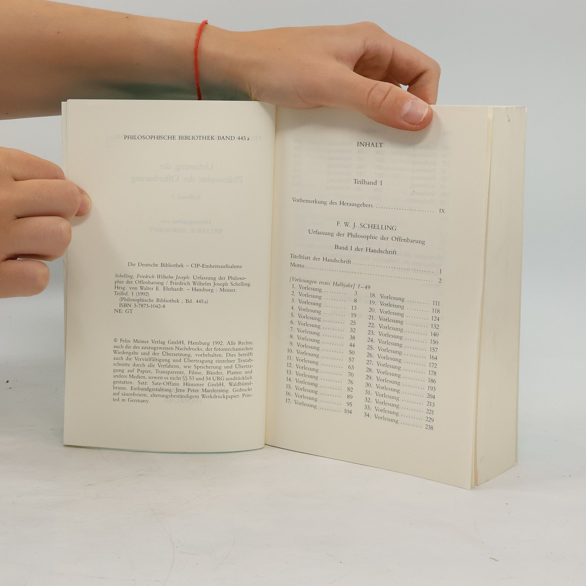 Friedrich Schelling Urfassung der Philosophie der Offenbarung