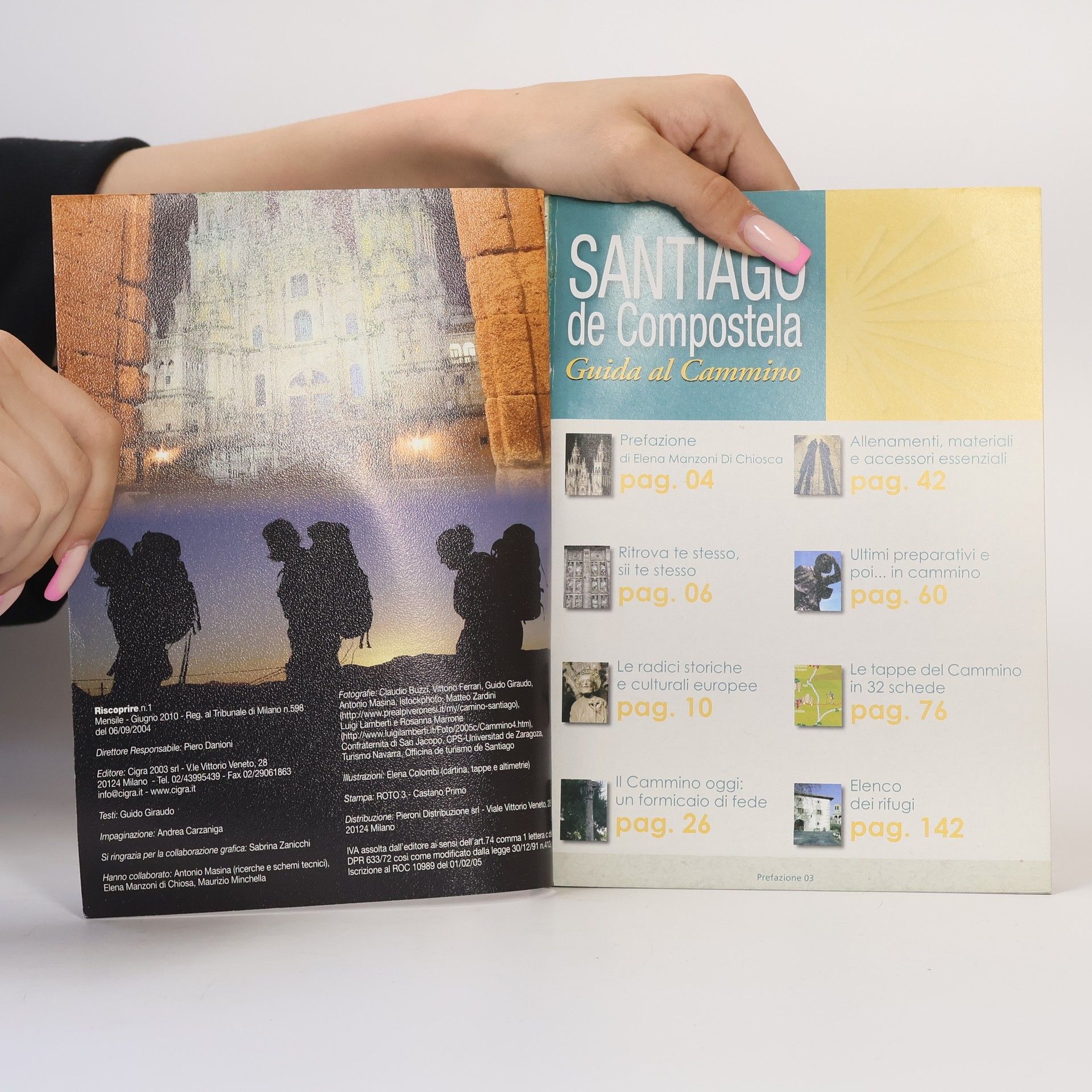 Autores varios Il cammino di Santiago
