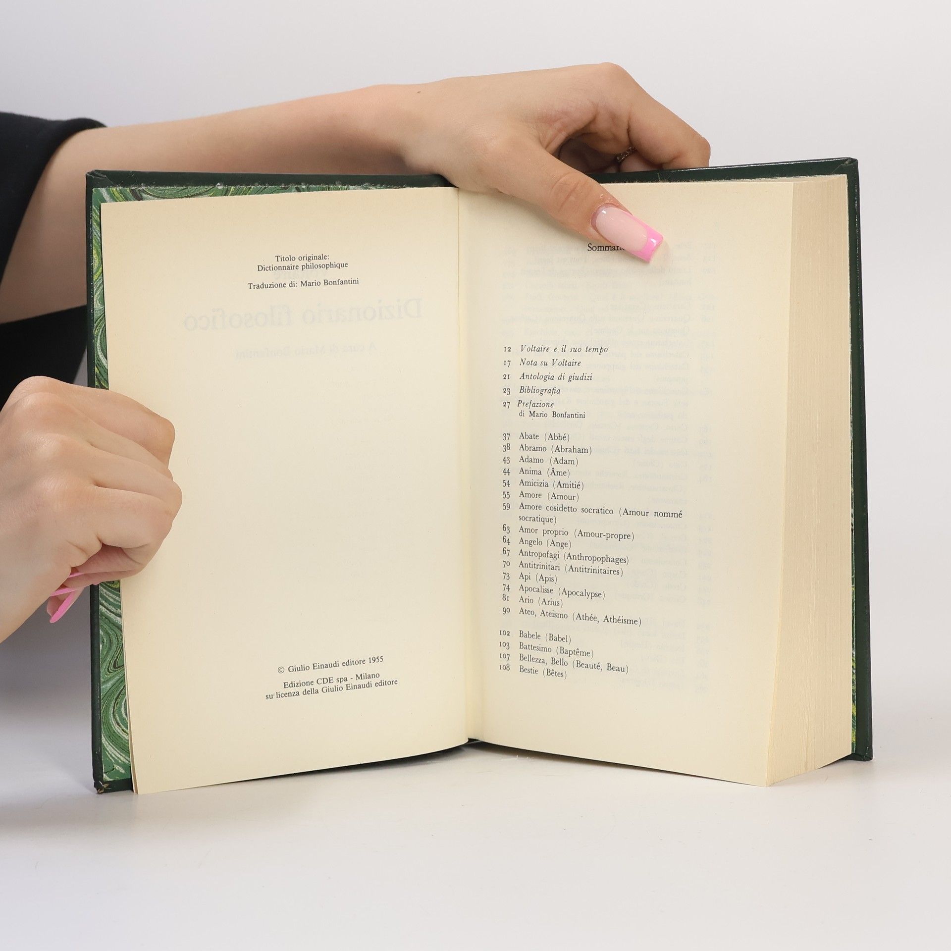 Voltaire Dizionario Filosofico
