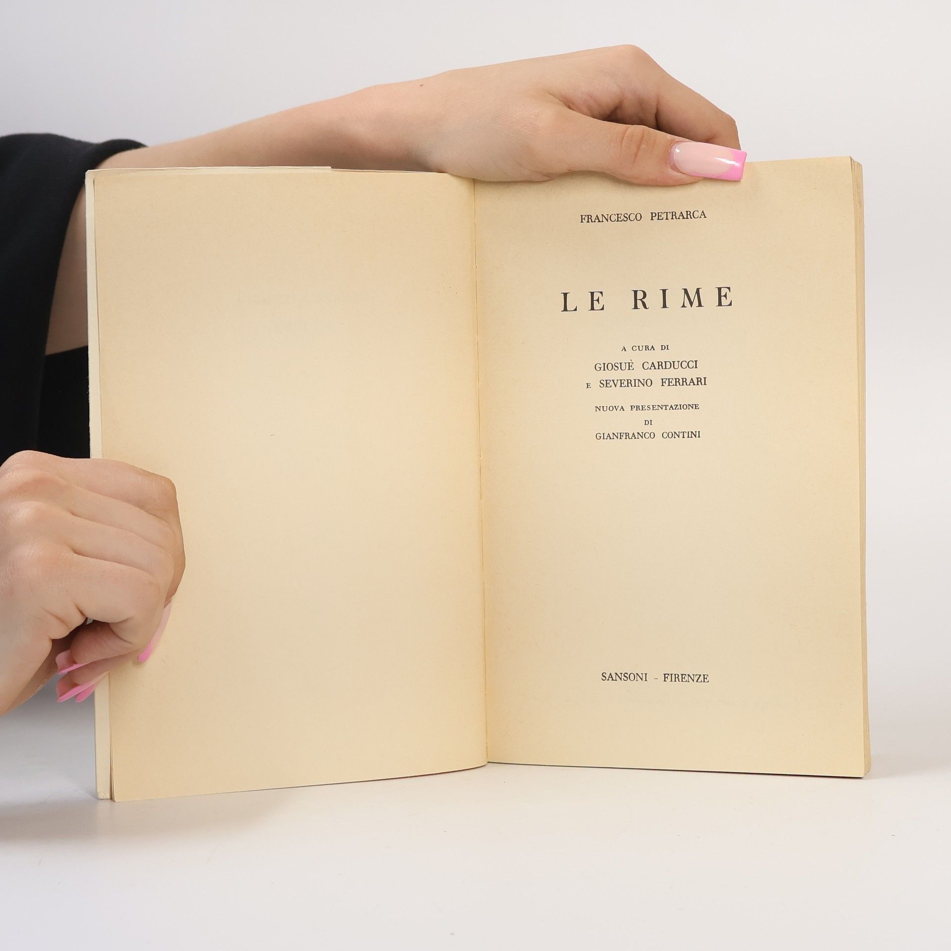Francesco Petrarca Le Rime