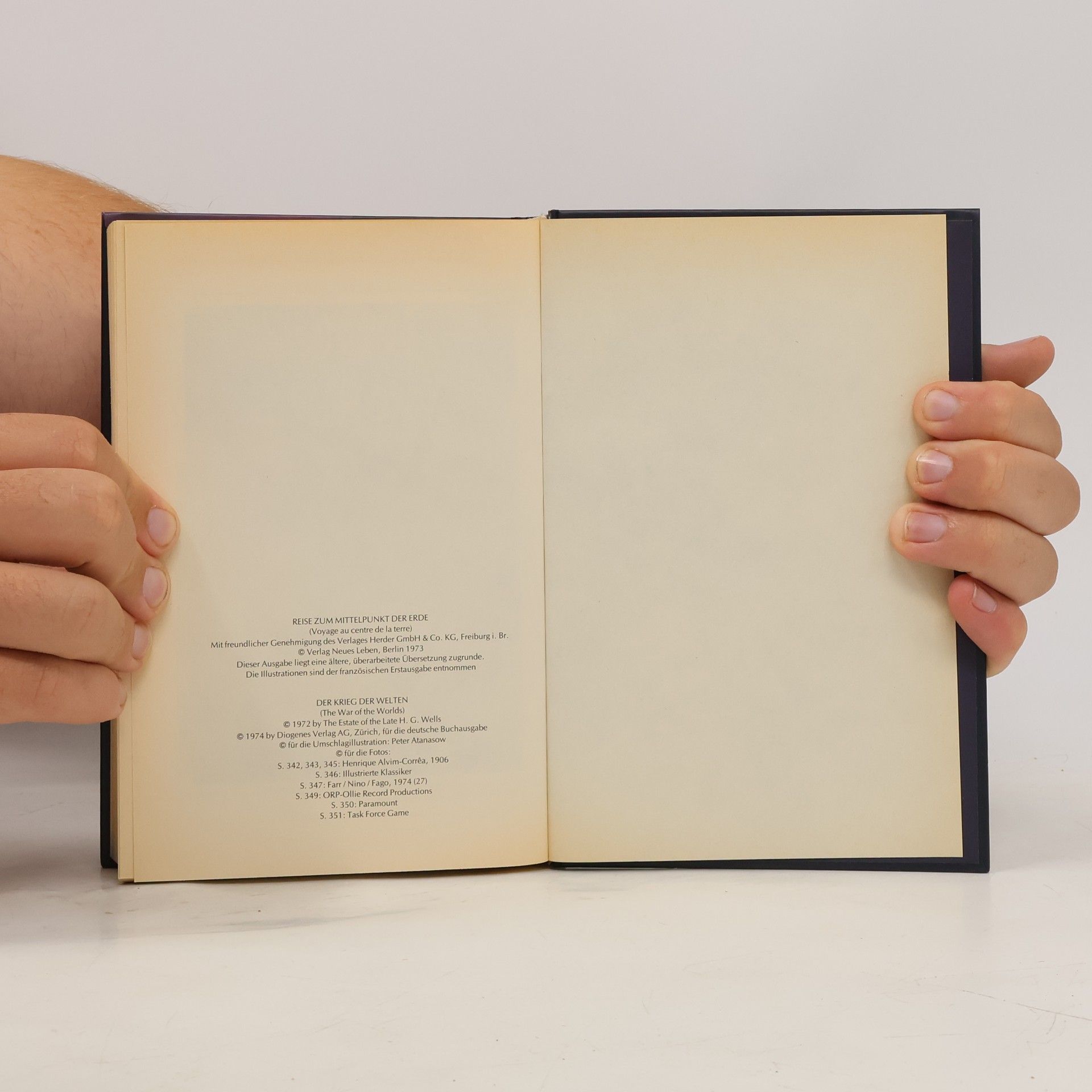Jules Verne Reise zum Mittelpunkt der Erde. Der Krieg der Welten