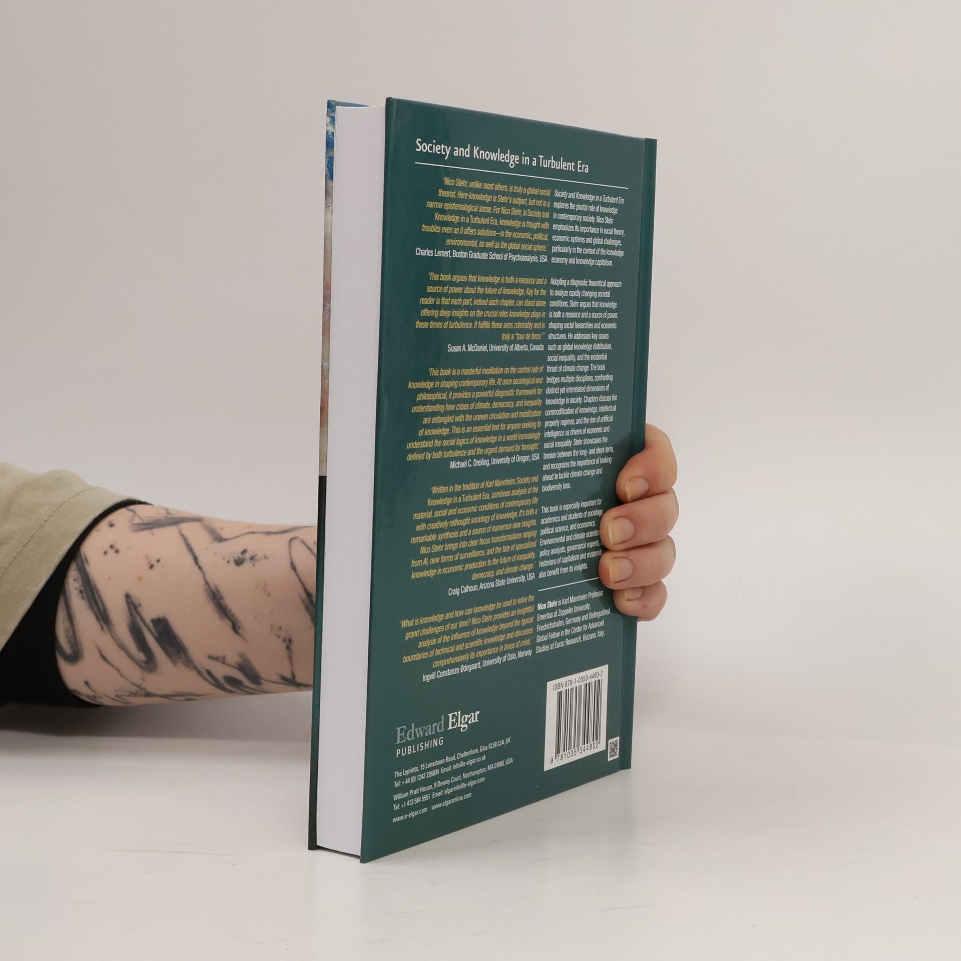 Nico Stehr In a Turbulent Era Series: Society and Knowledge in a Turbulent Era