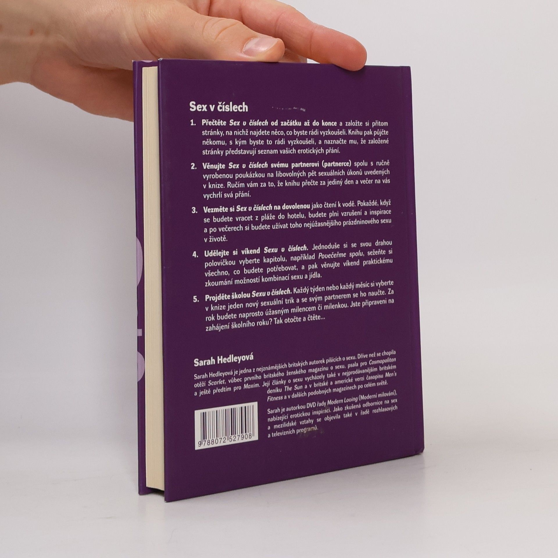 Sarah Hedley Sex v číslech