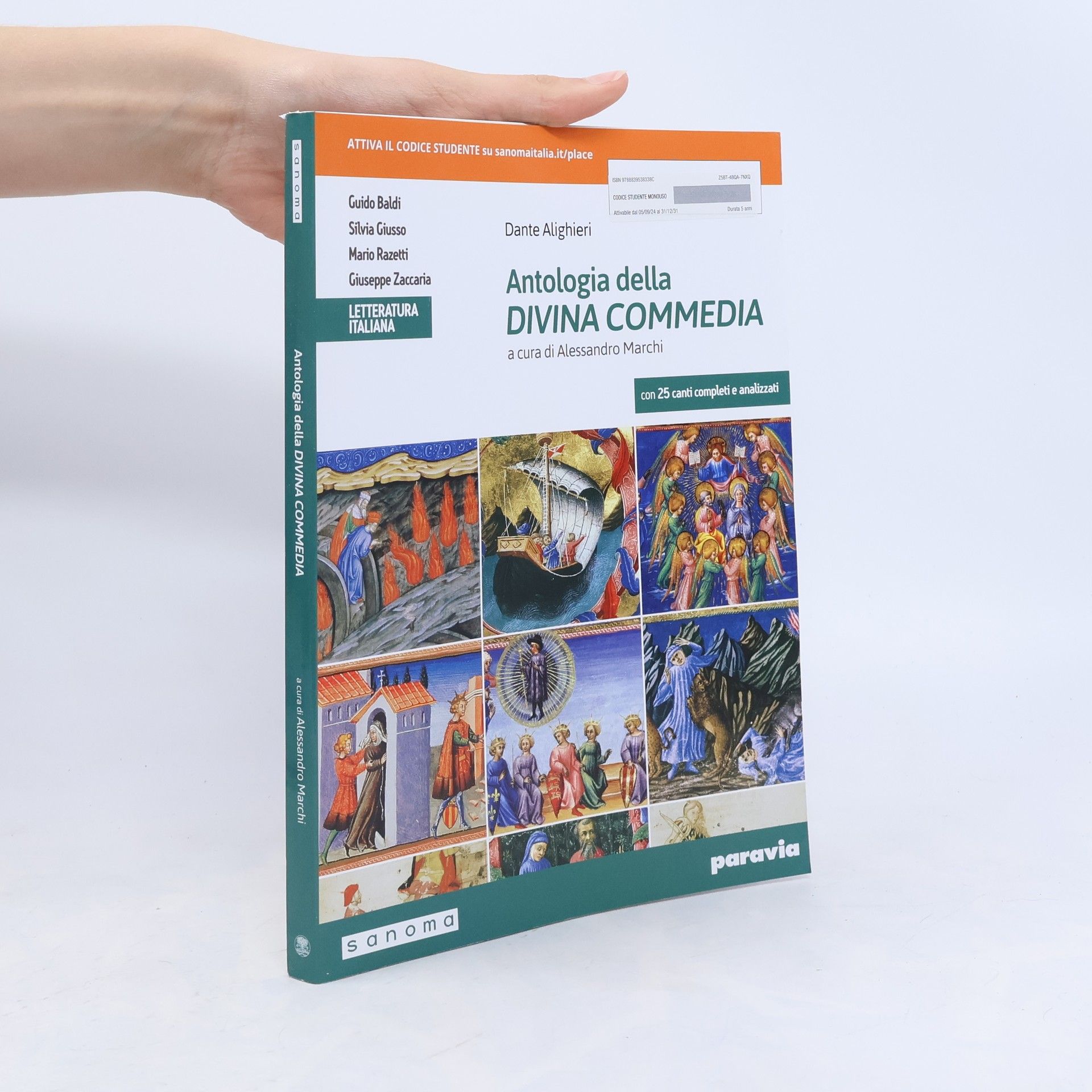 Collectif d'auteurs Antologia della Divina Commedia