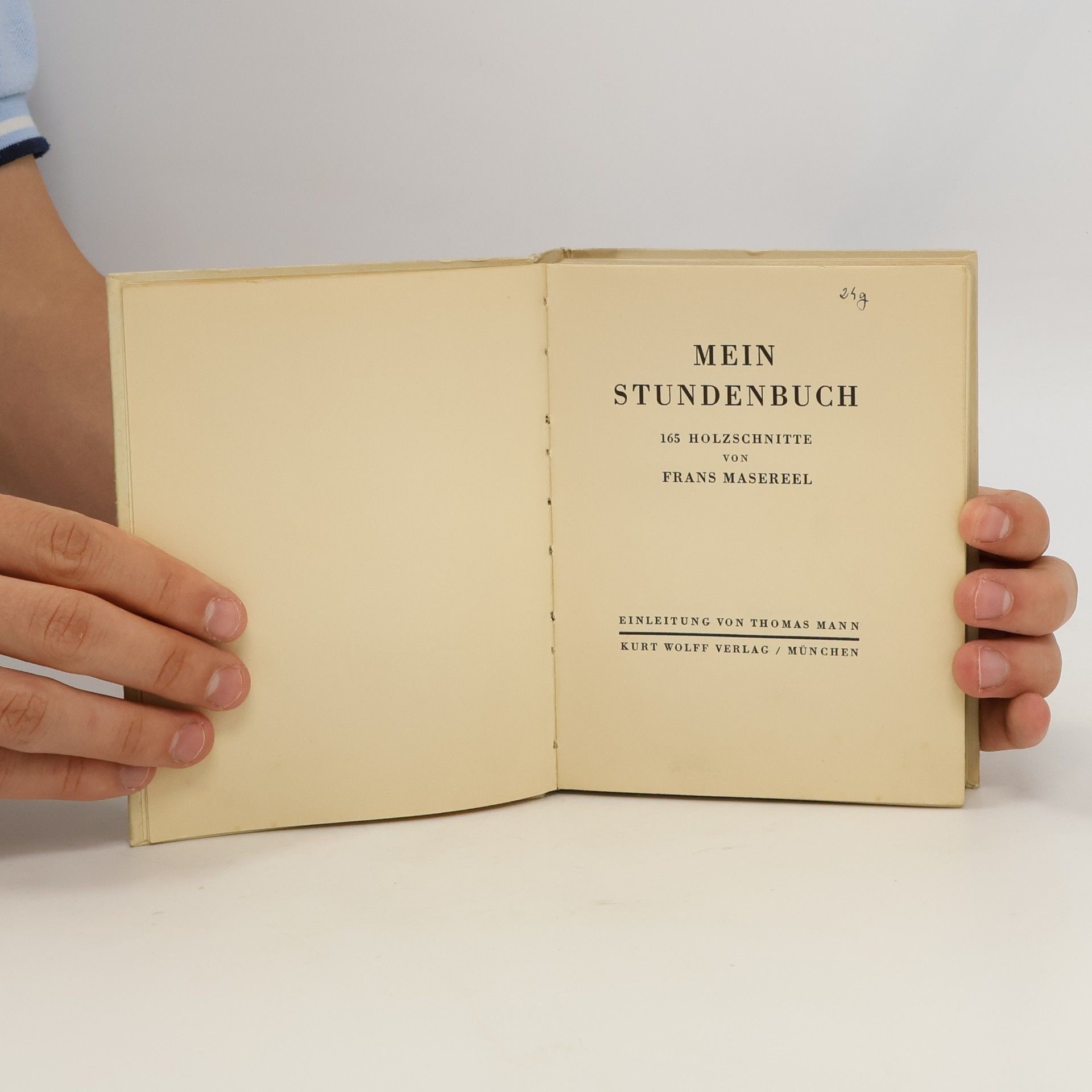 Frans Masereel Mein Stundenbuch