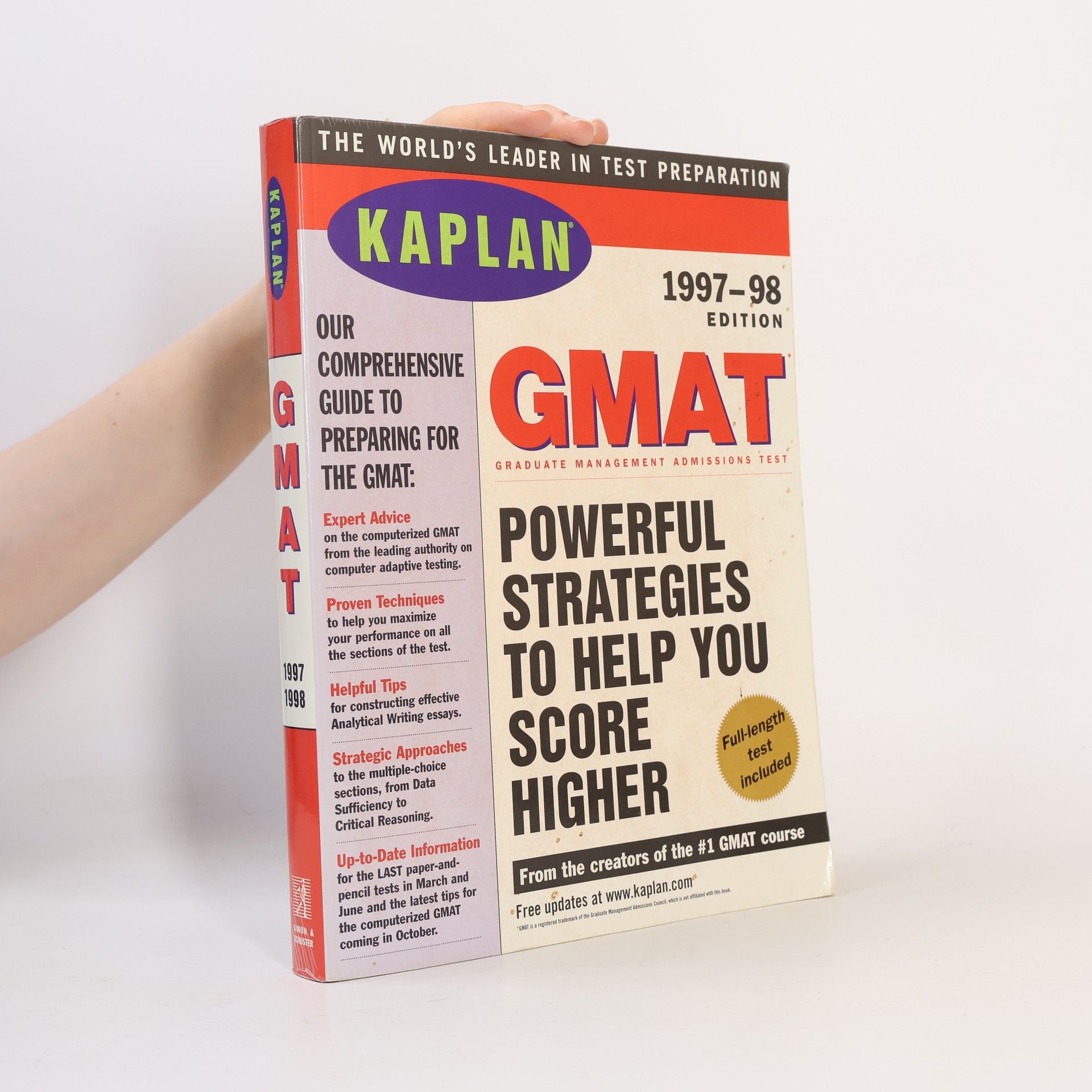 Stanley Kaplan Kaplan GMAT 1997-98