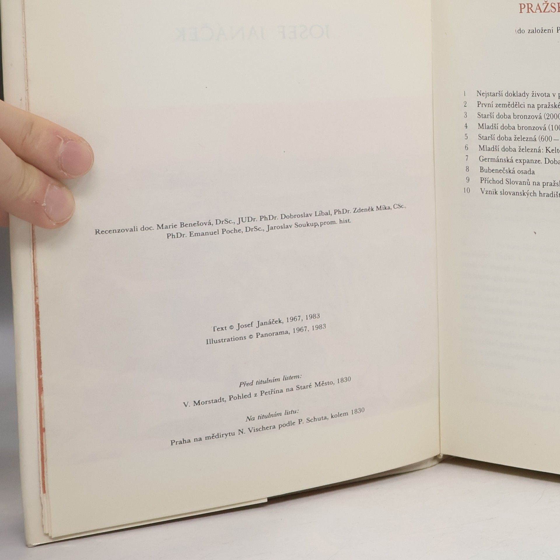 Josef Janáček Malé dějiny Prahy