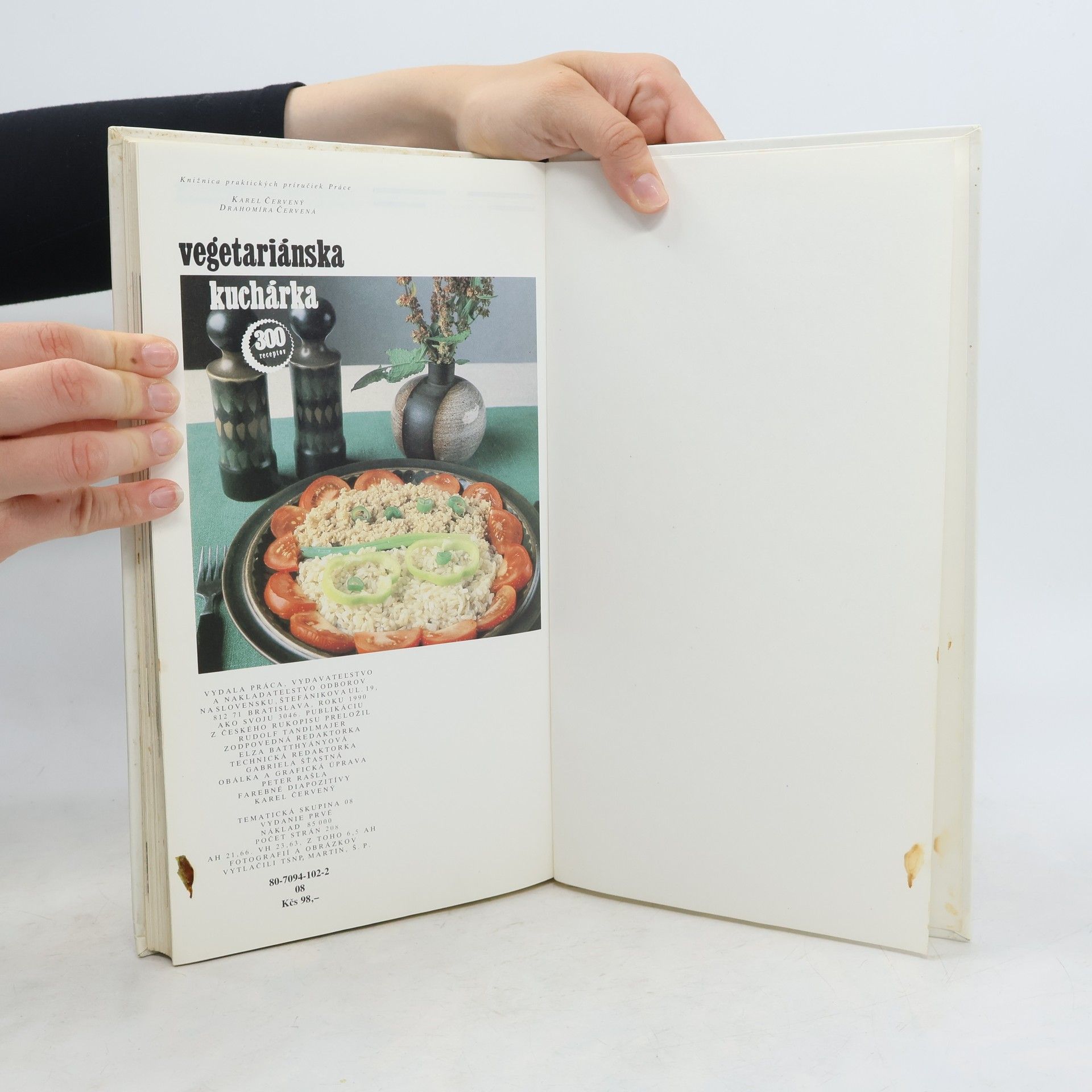 Karel Červený Vegetariánská kuchařka : 300 receptů