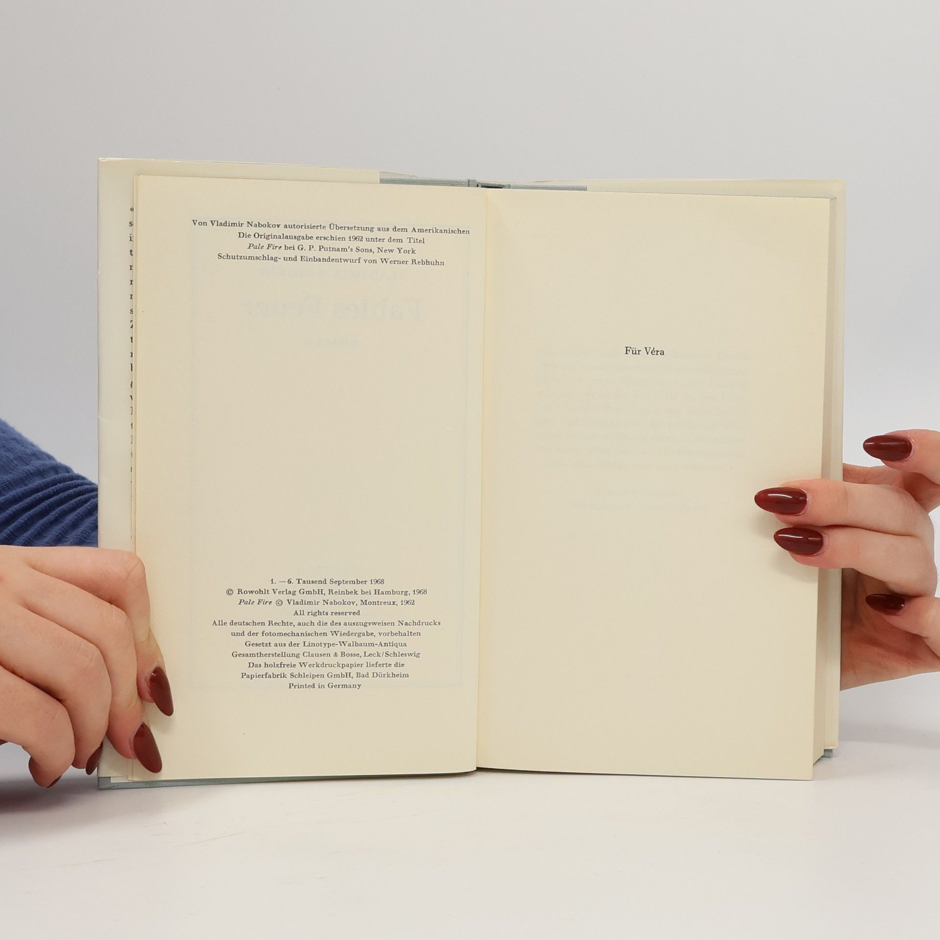 Vladimir Nabokov Fahles Feuer