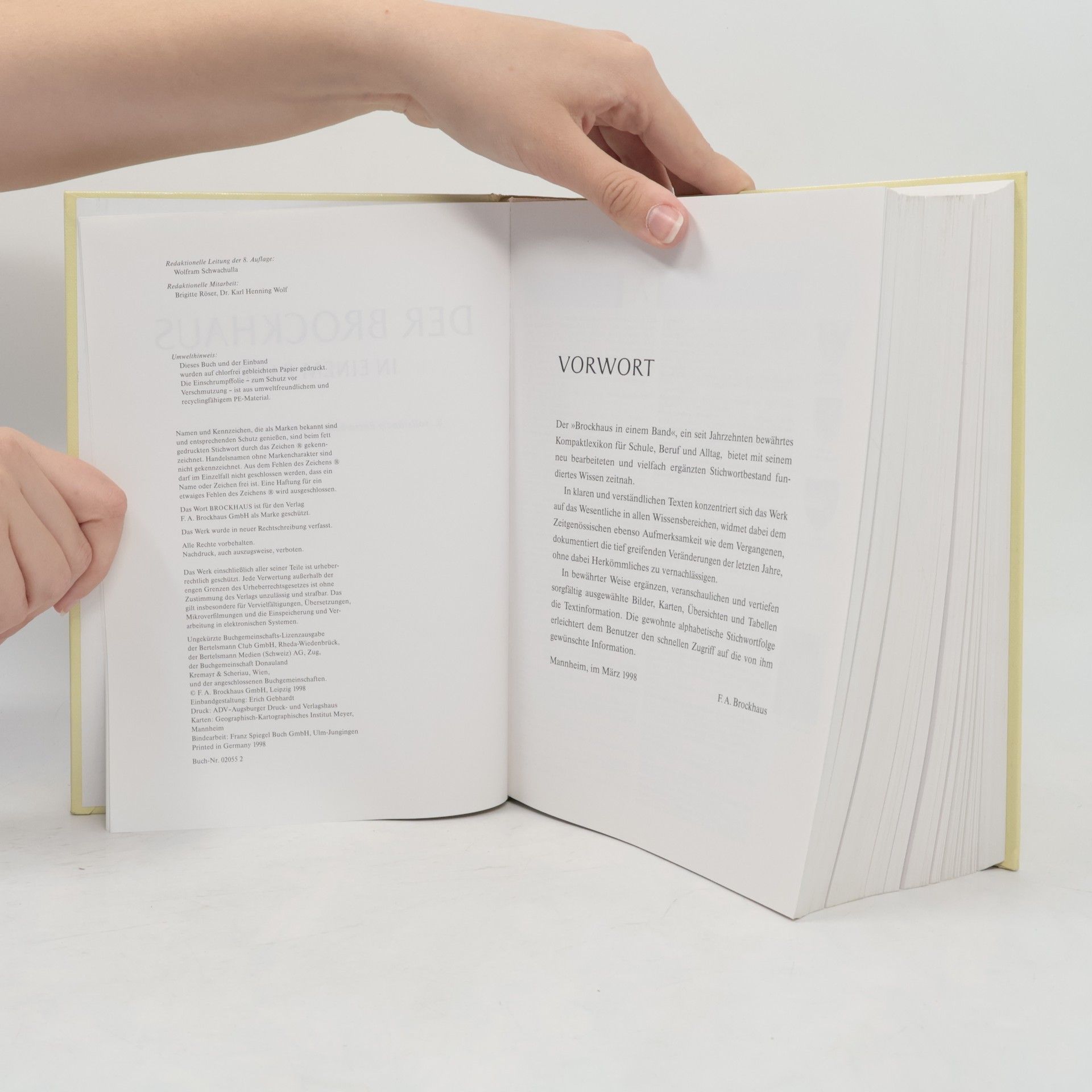 Autores varios Der Brockhaus in einem Band