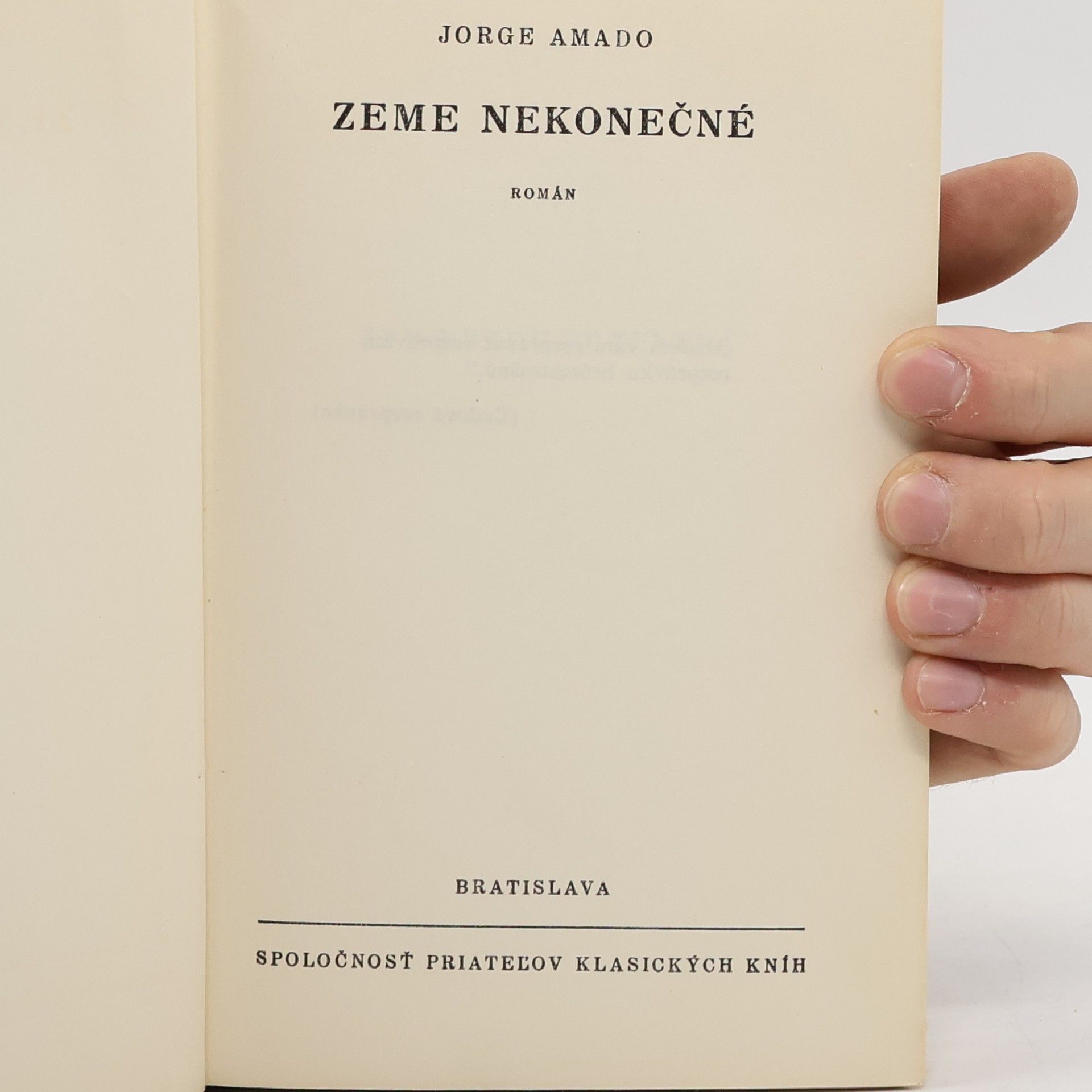 Jorge Amado Zeme nekonečné