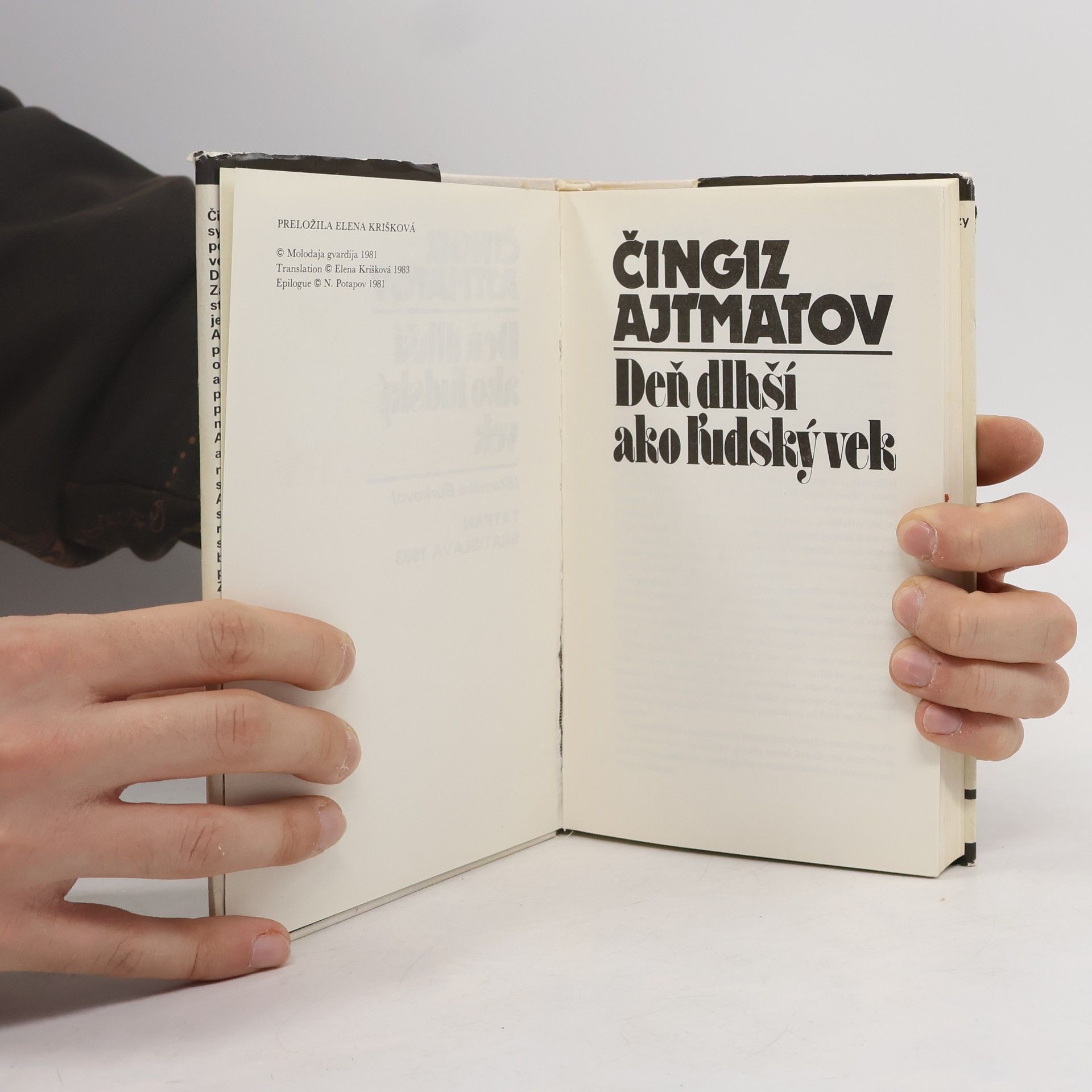 Čingiz Ajtmatov Deň dlhší ako ľudský vek