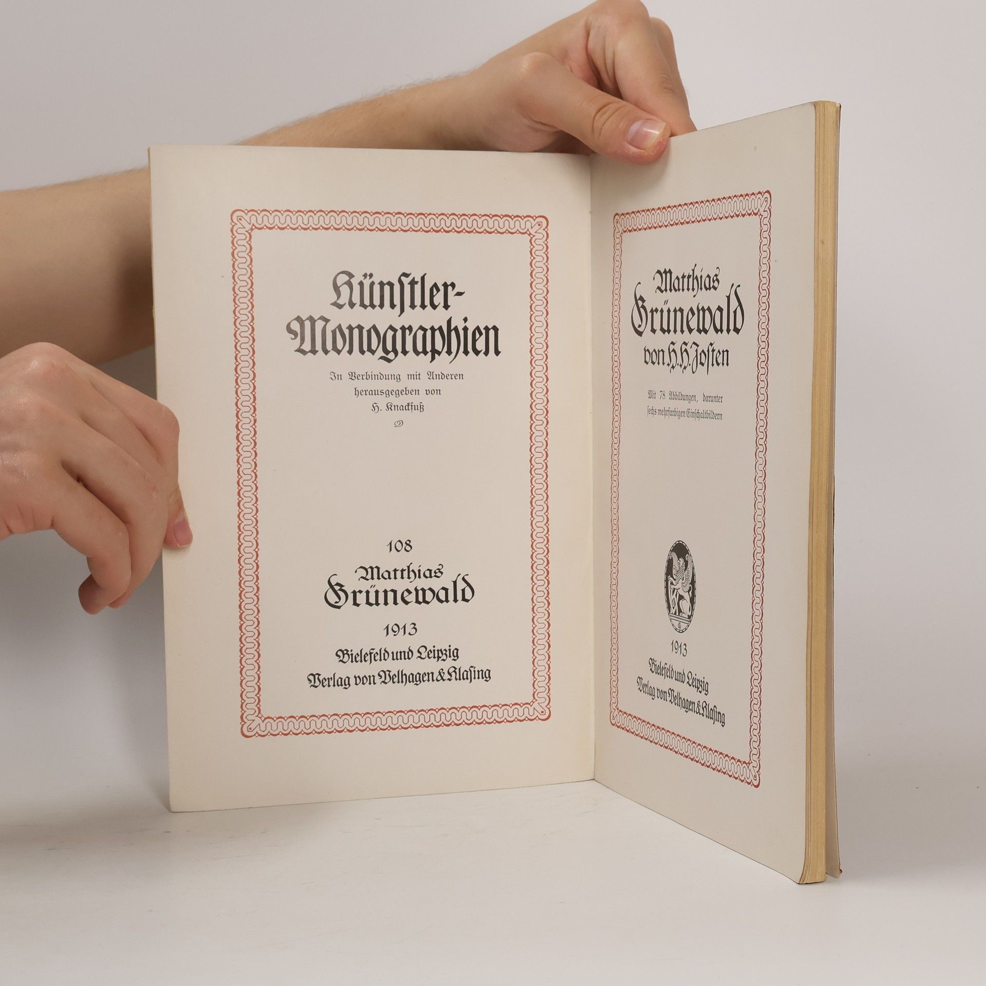 H. Knackfuß Künstler-Monographien. Grünewald
