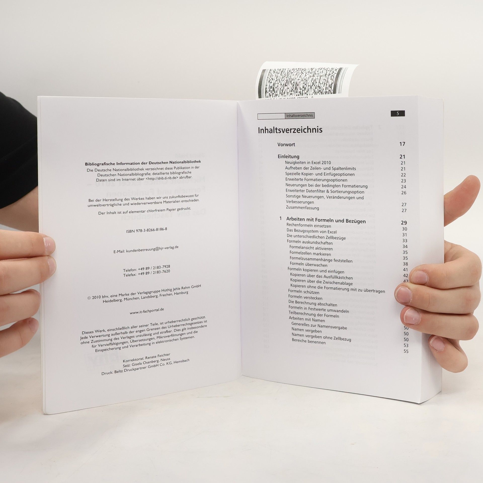 Bernd Held bhv Taschenbuch: Microsoft Office Excel 2010