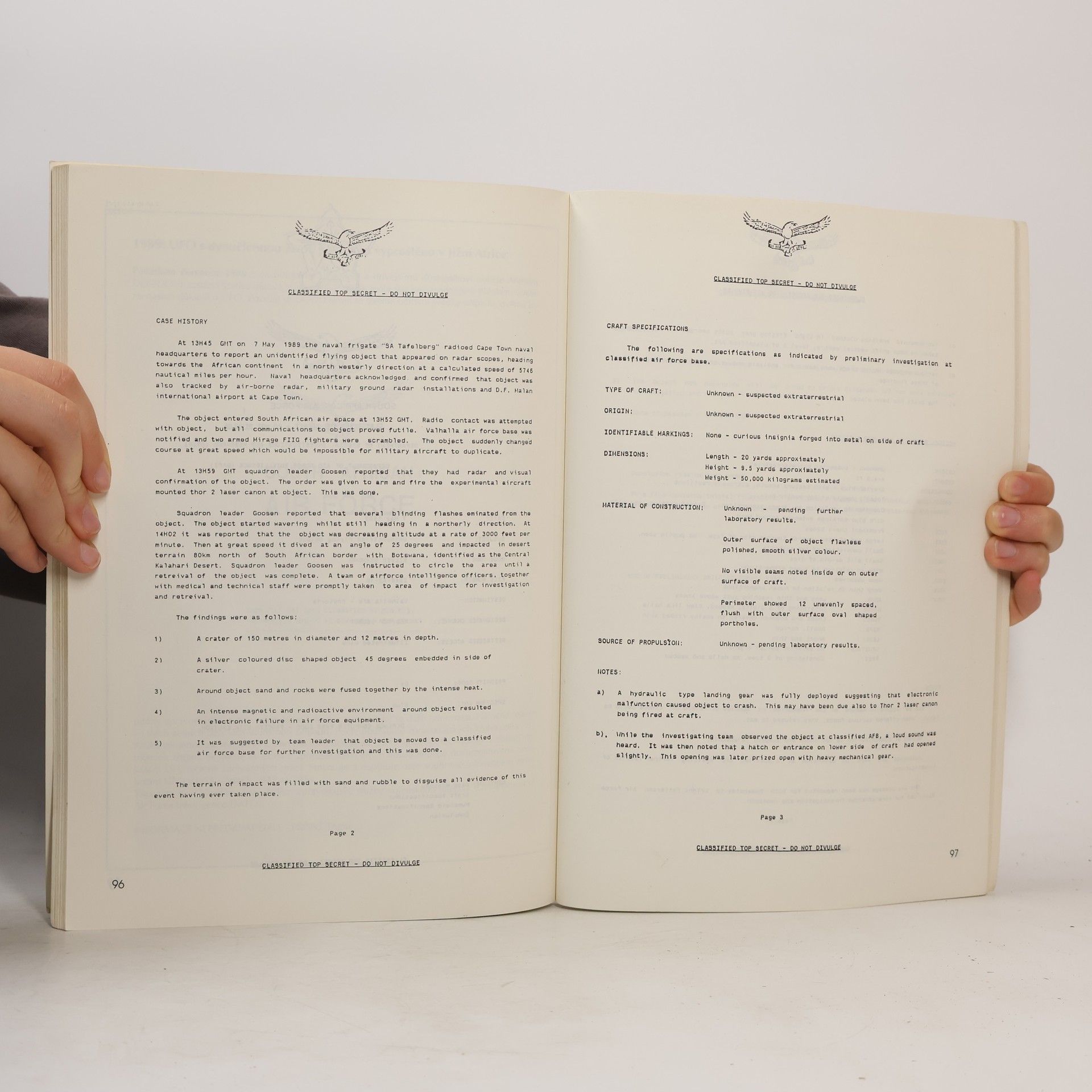 Michael Hesemann UFO: Důkazy. Dokumentace