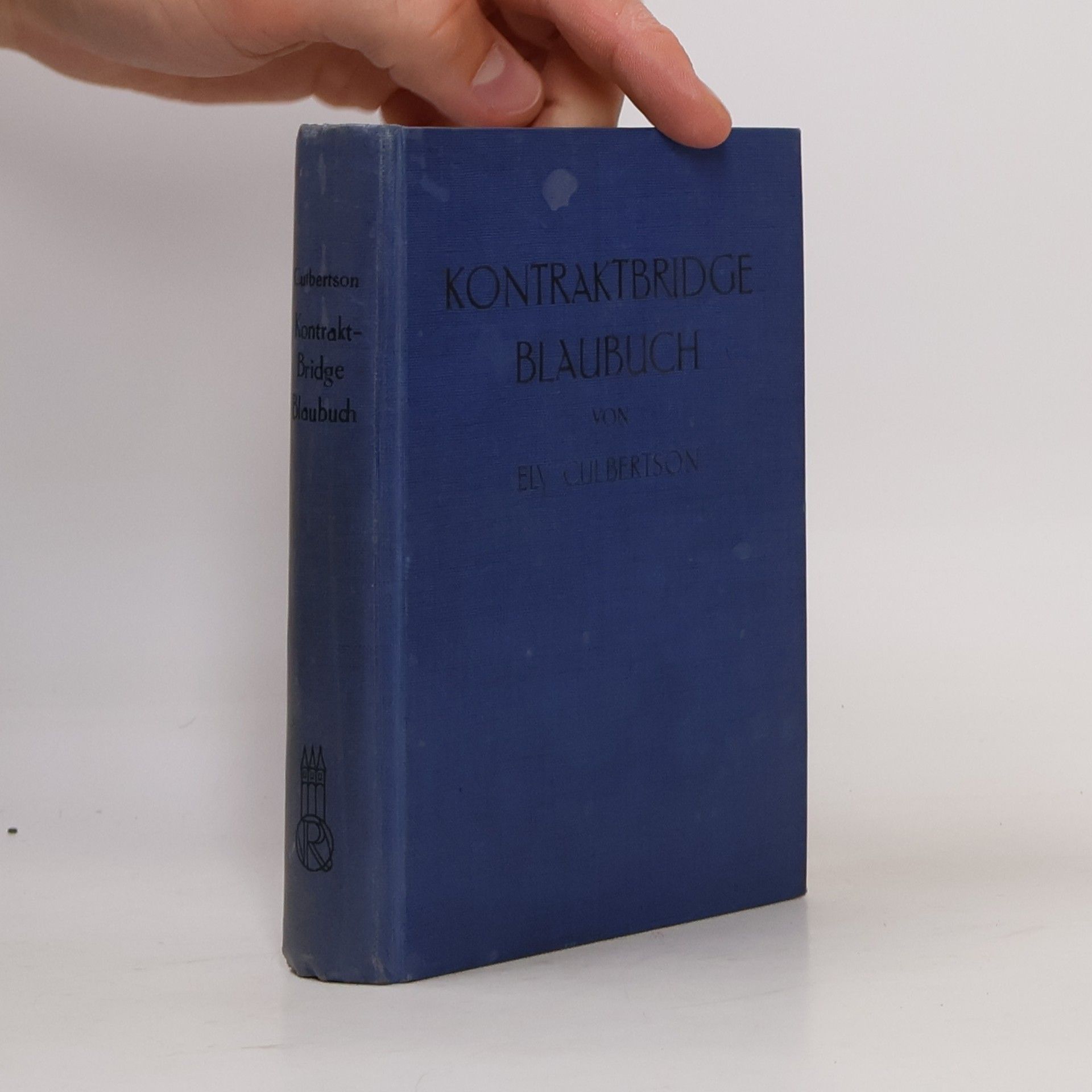 Ely Culbertson Kontraktbridge Blaubuch
