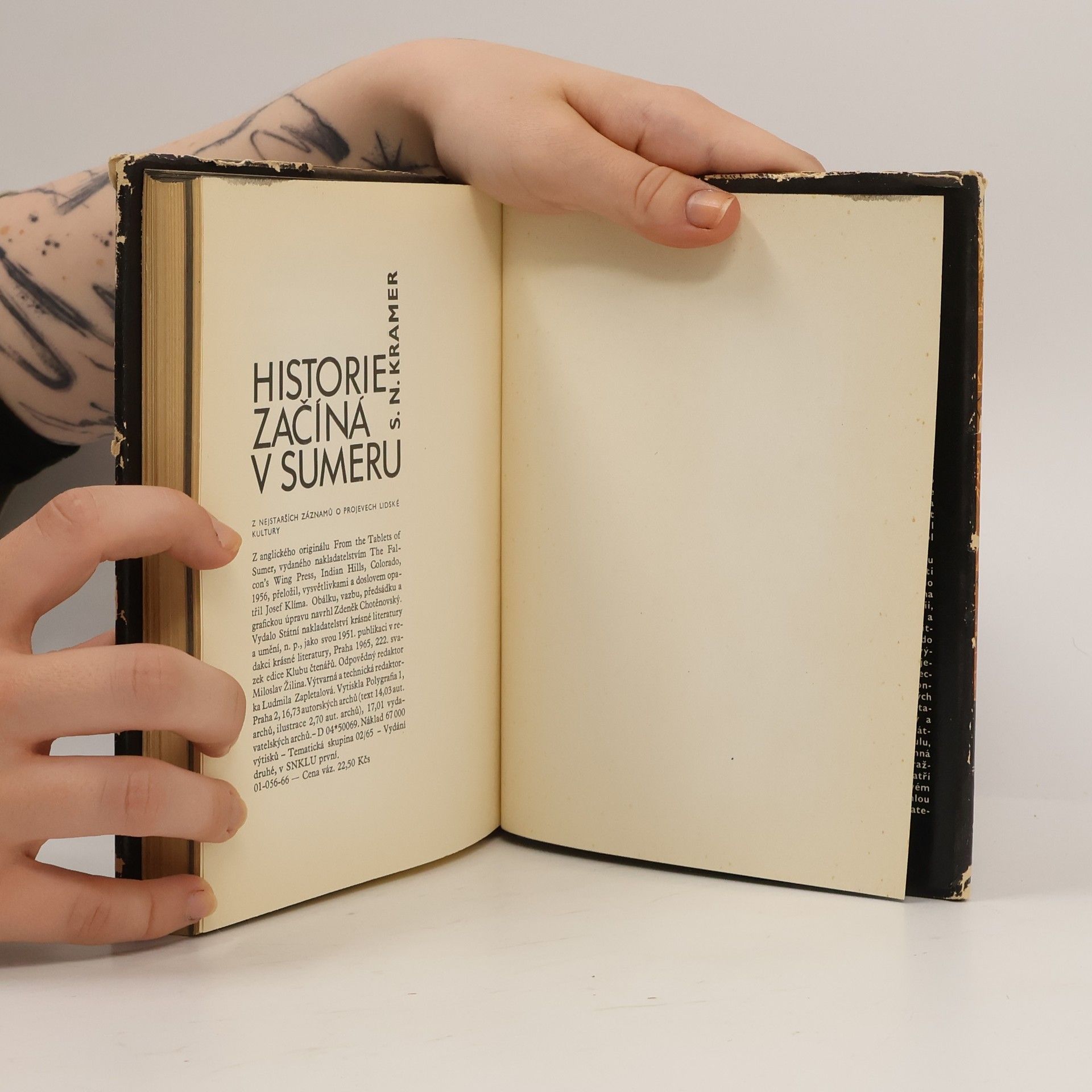Samuel Noah Kramer Historie začíná v Sumeru