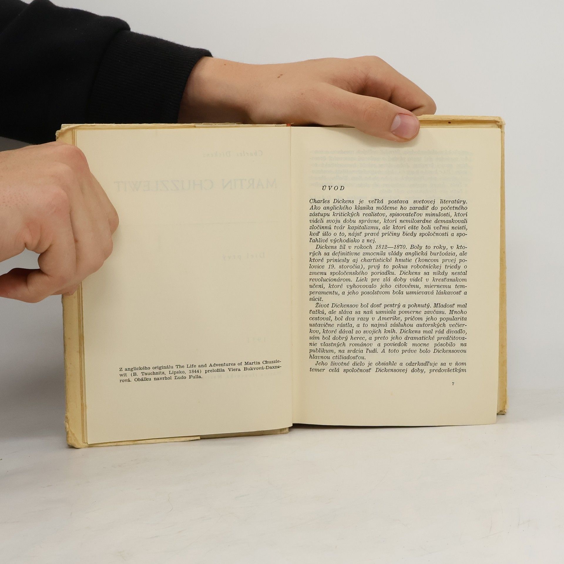 Charles Dickens Martin Chuzzlewit Diel I.