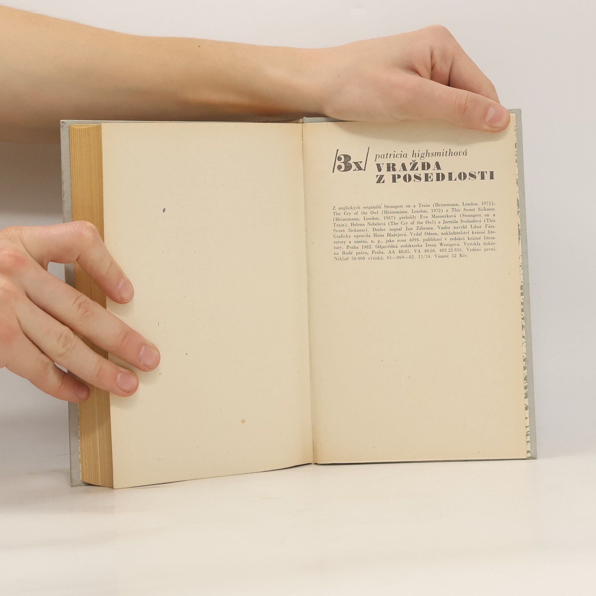 Patricia Highsmith Třikrát vražda z posedlosti