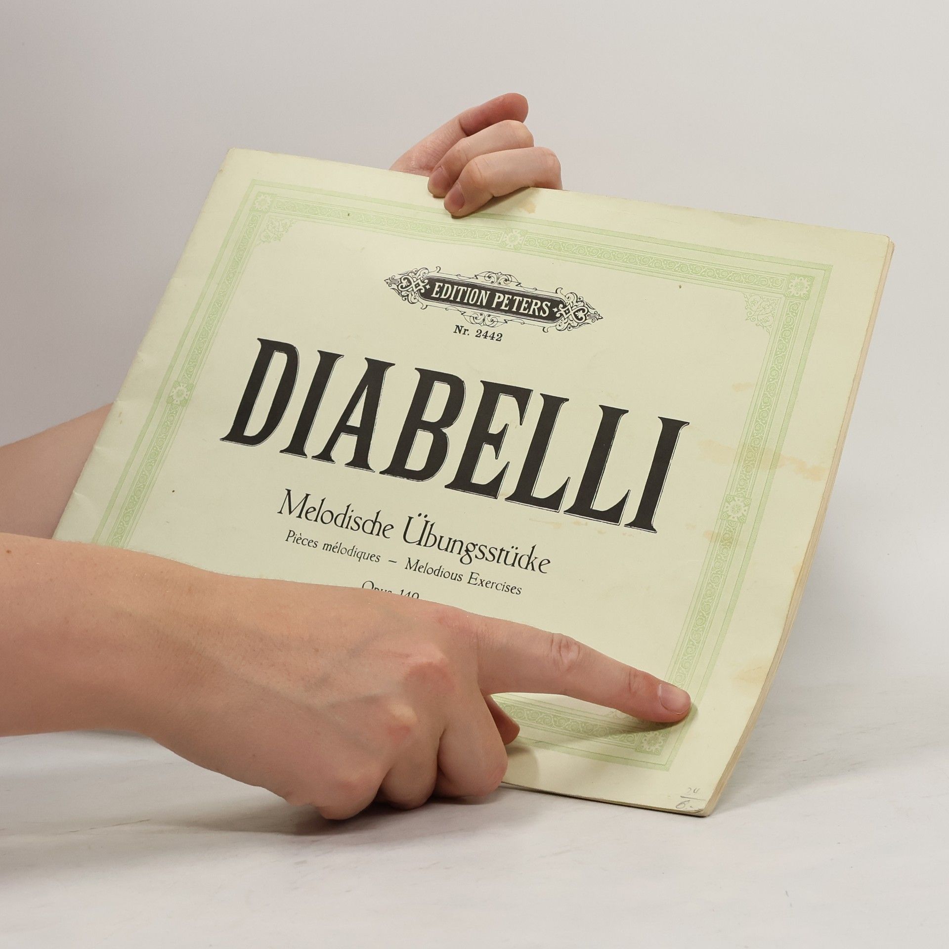 Various authors Diabelli. Melodische Übungsstücke. Opus 149