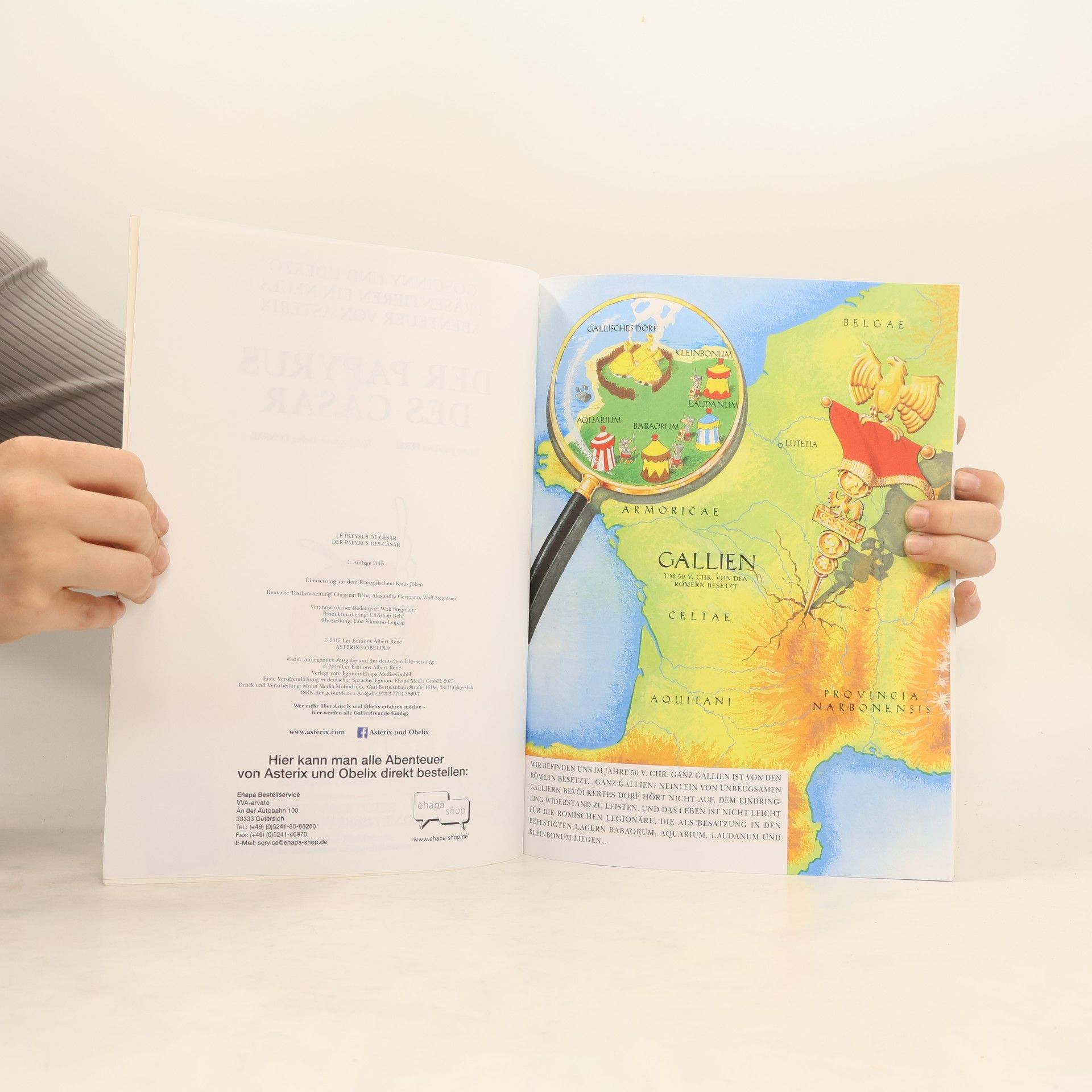 René Goscinny Asterix. Der Papyrus des Cäsar