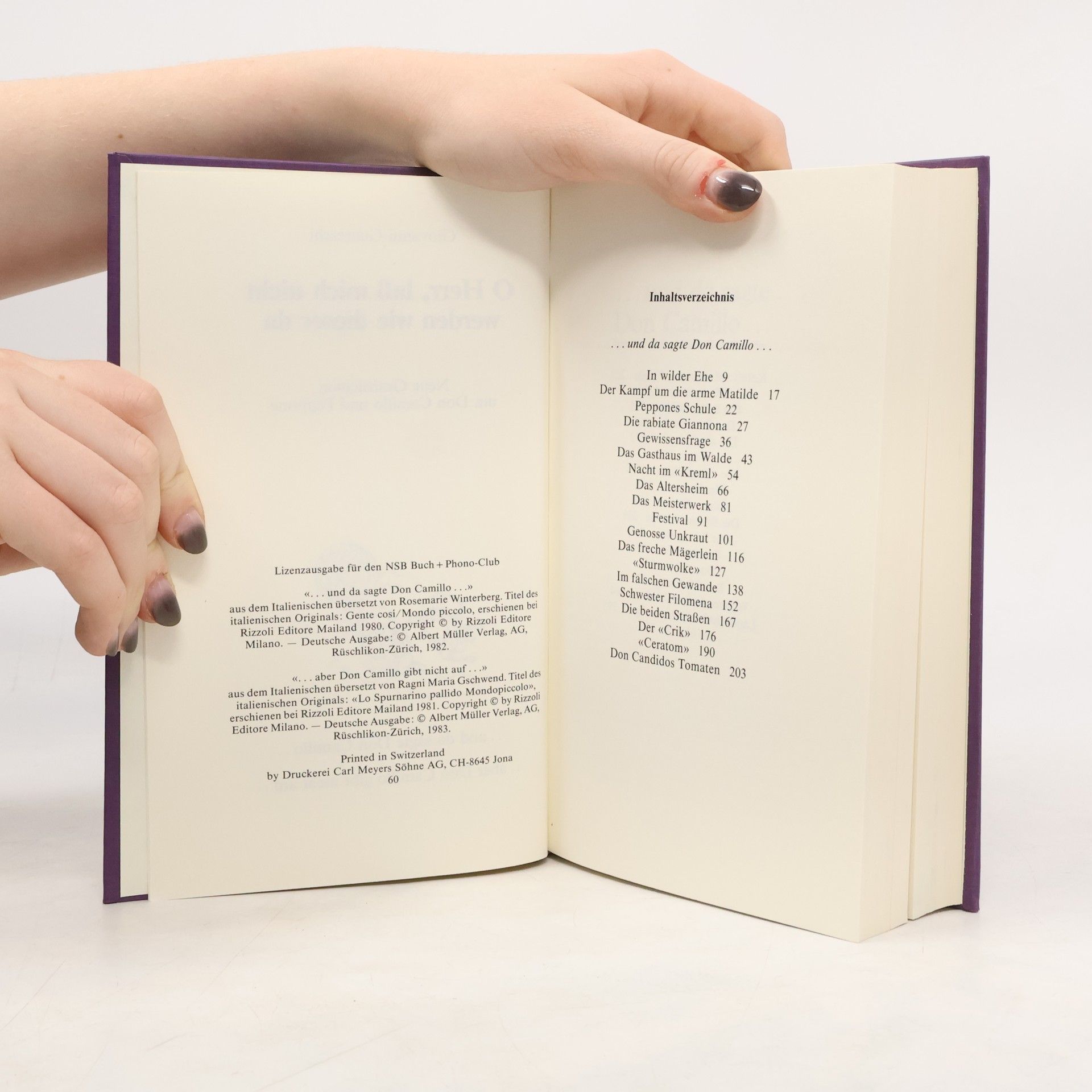 Giovannino Guareschi O Herr, lass mich nicht werden wie dieser da