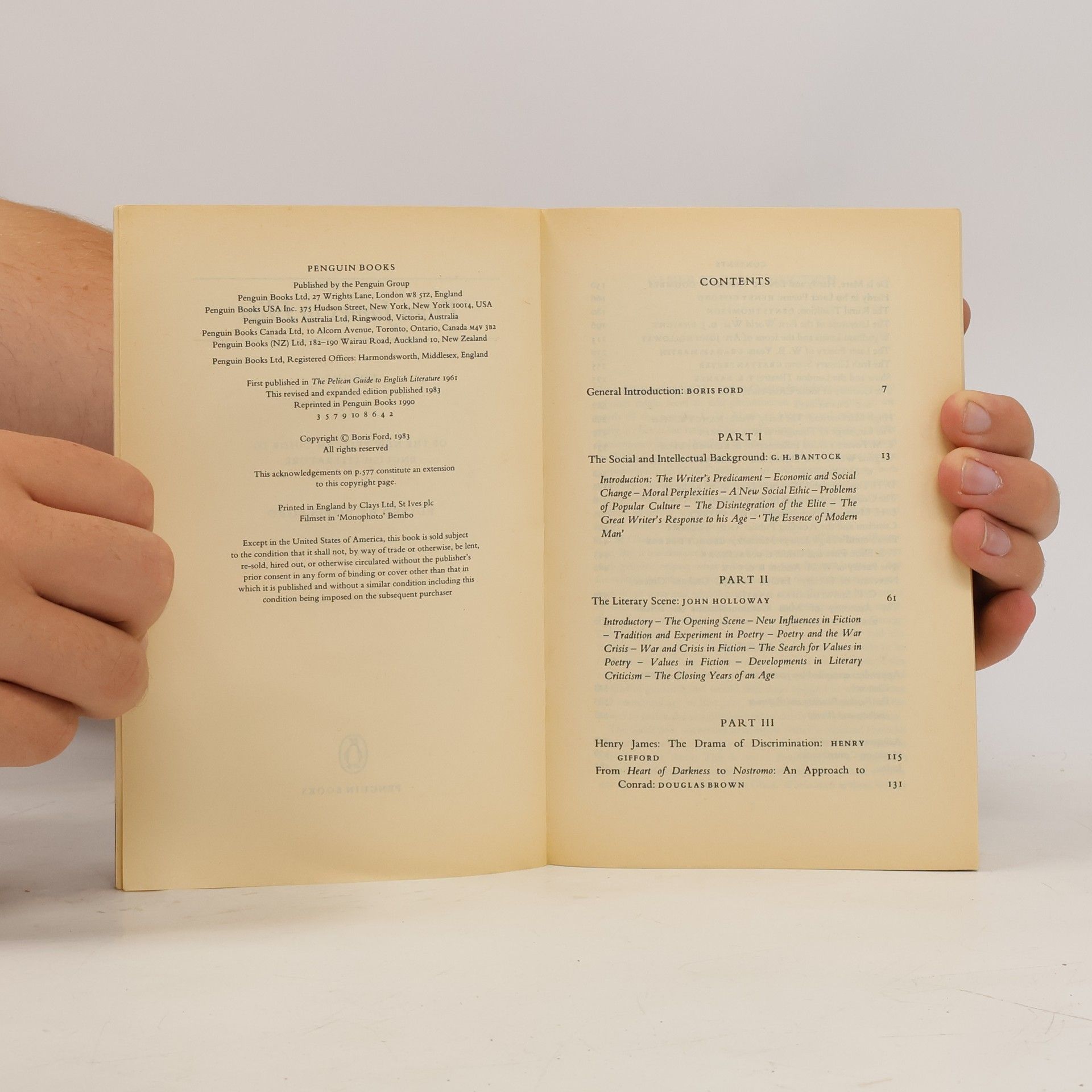 Boris Ford The New Pelican Guide to English Literature, Volume 7