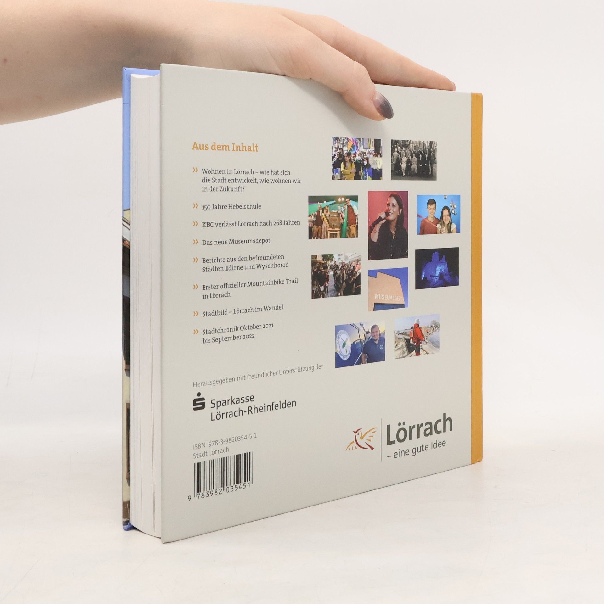 Susanne Baldus-Spingler Stadtbuch Lörrach 2022