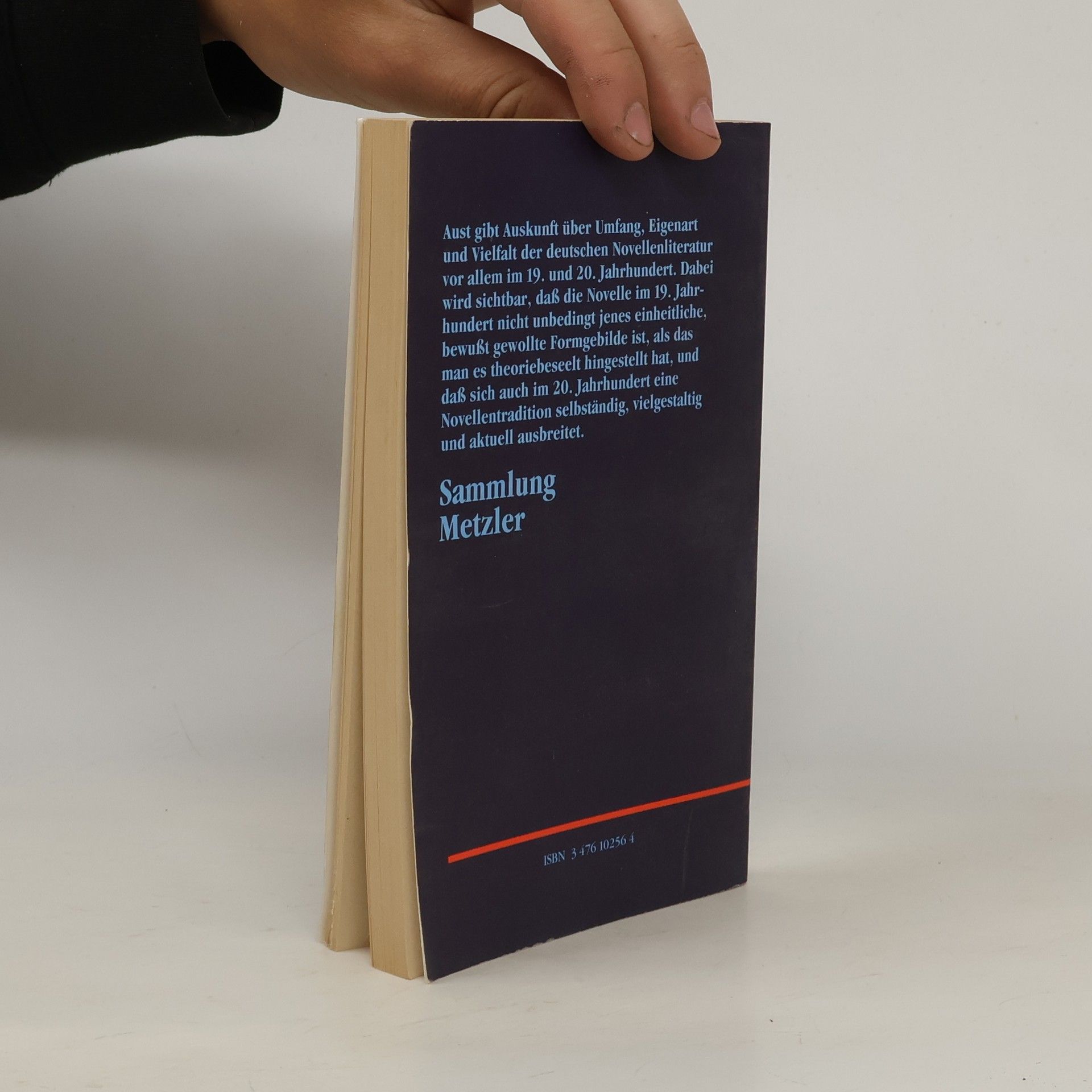 Hugo Aust Sammlung Metzler - 256: Novelle