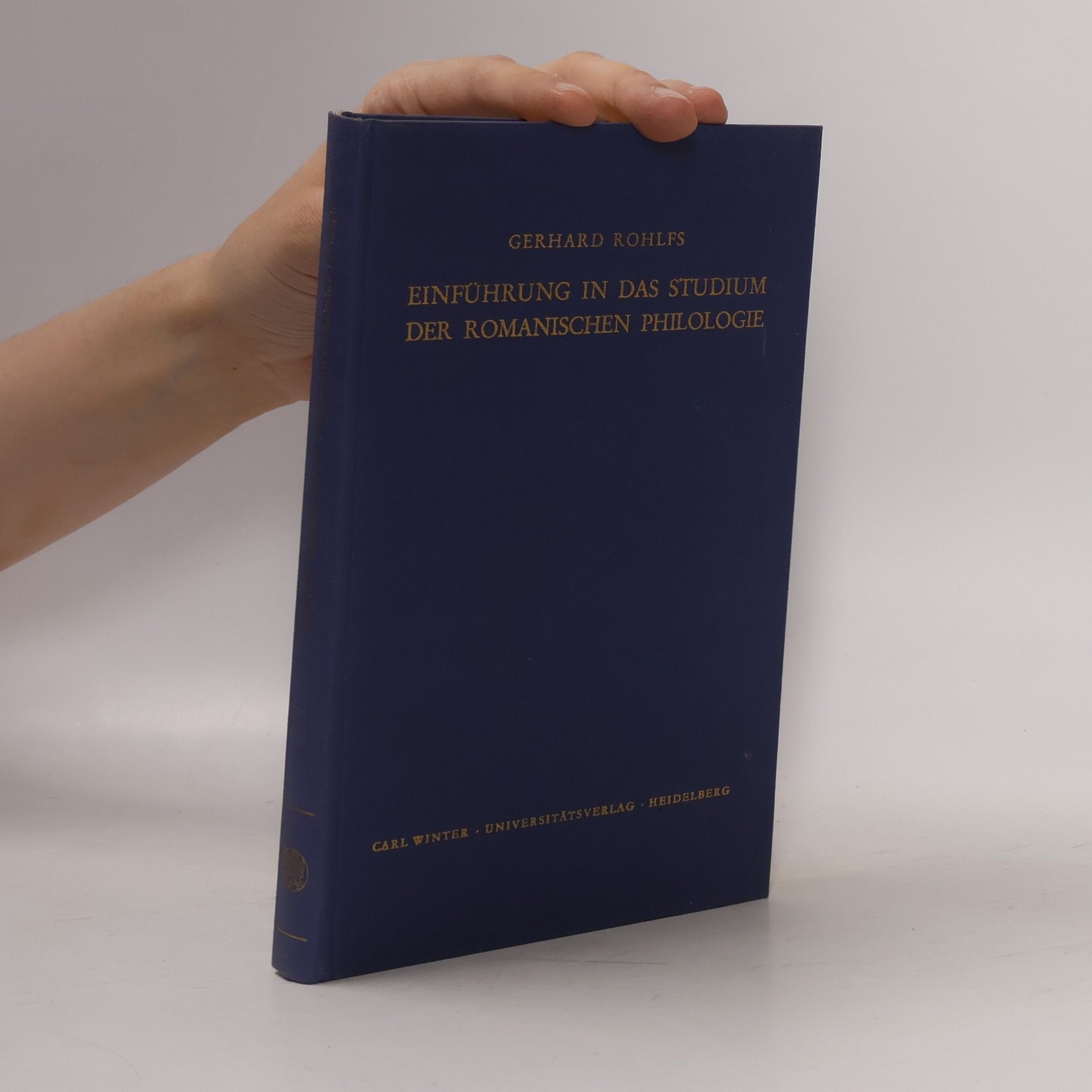 Einführung in das Studium der romanischen Philologie