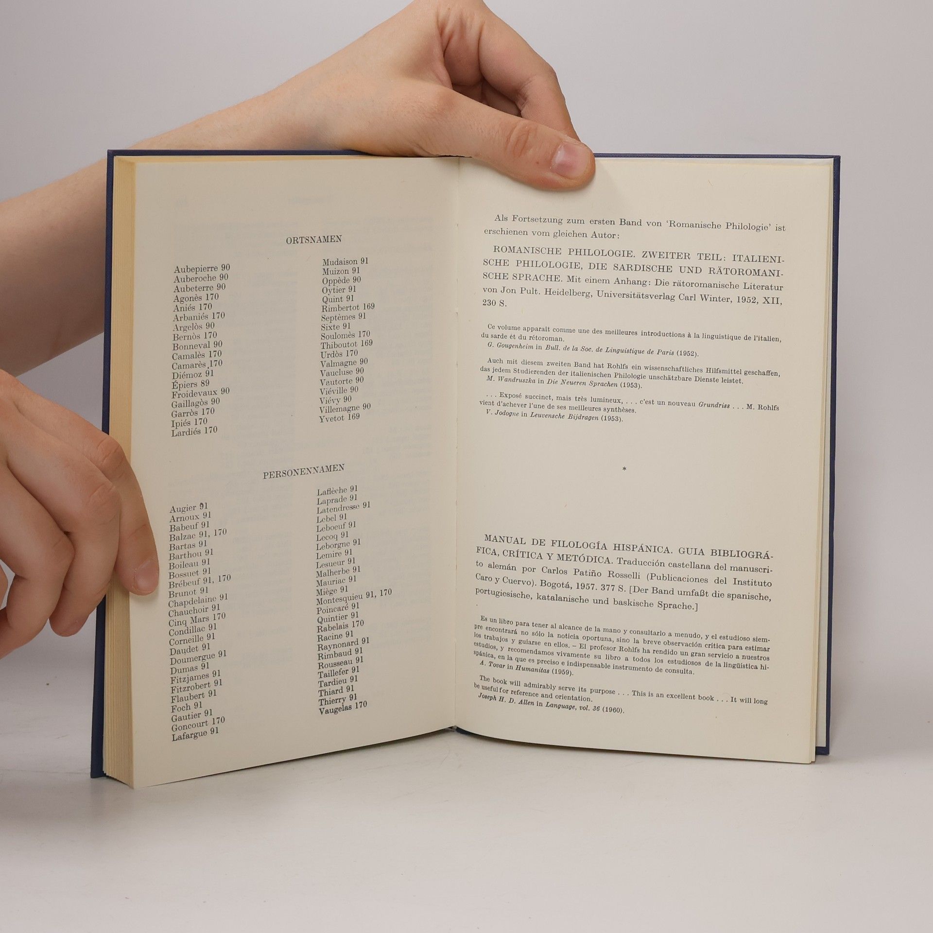 Gerhard Rohlfs Einführung in das Studium der romanischen Philologie