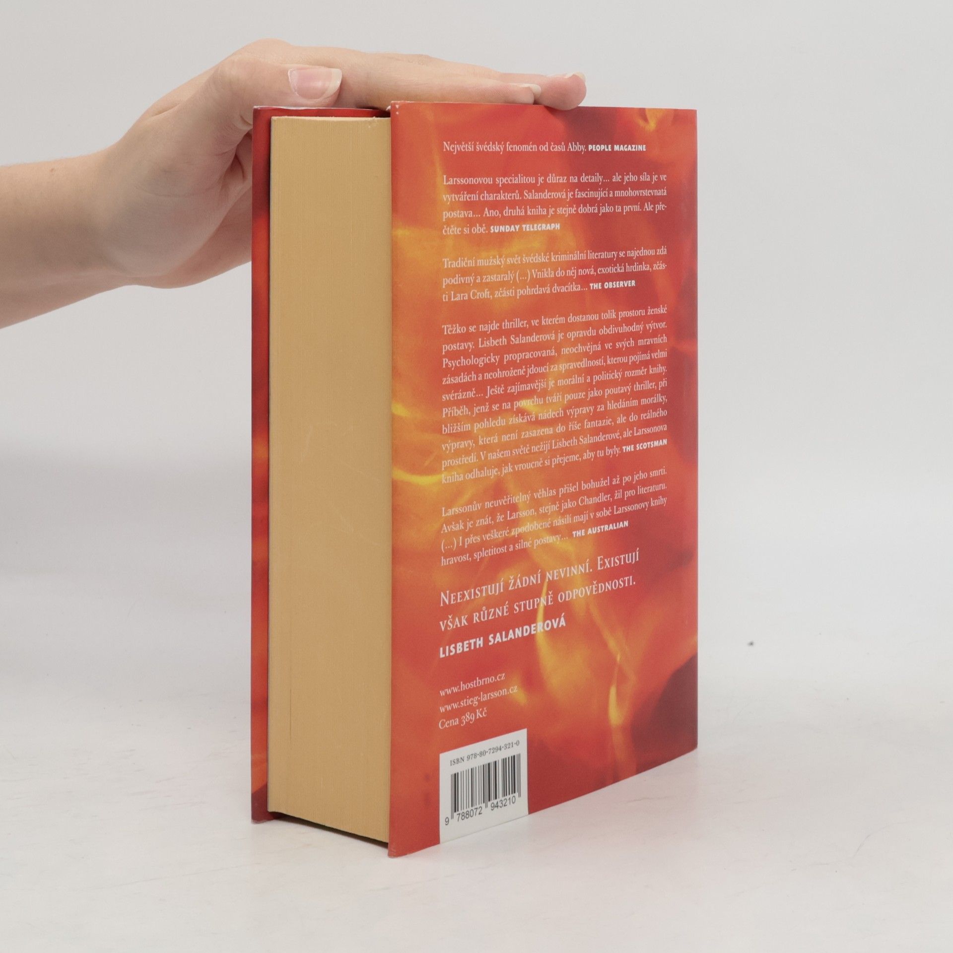 Stieg Larsson Dívka, která si hrála s ohněm