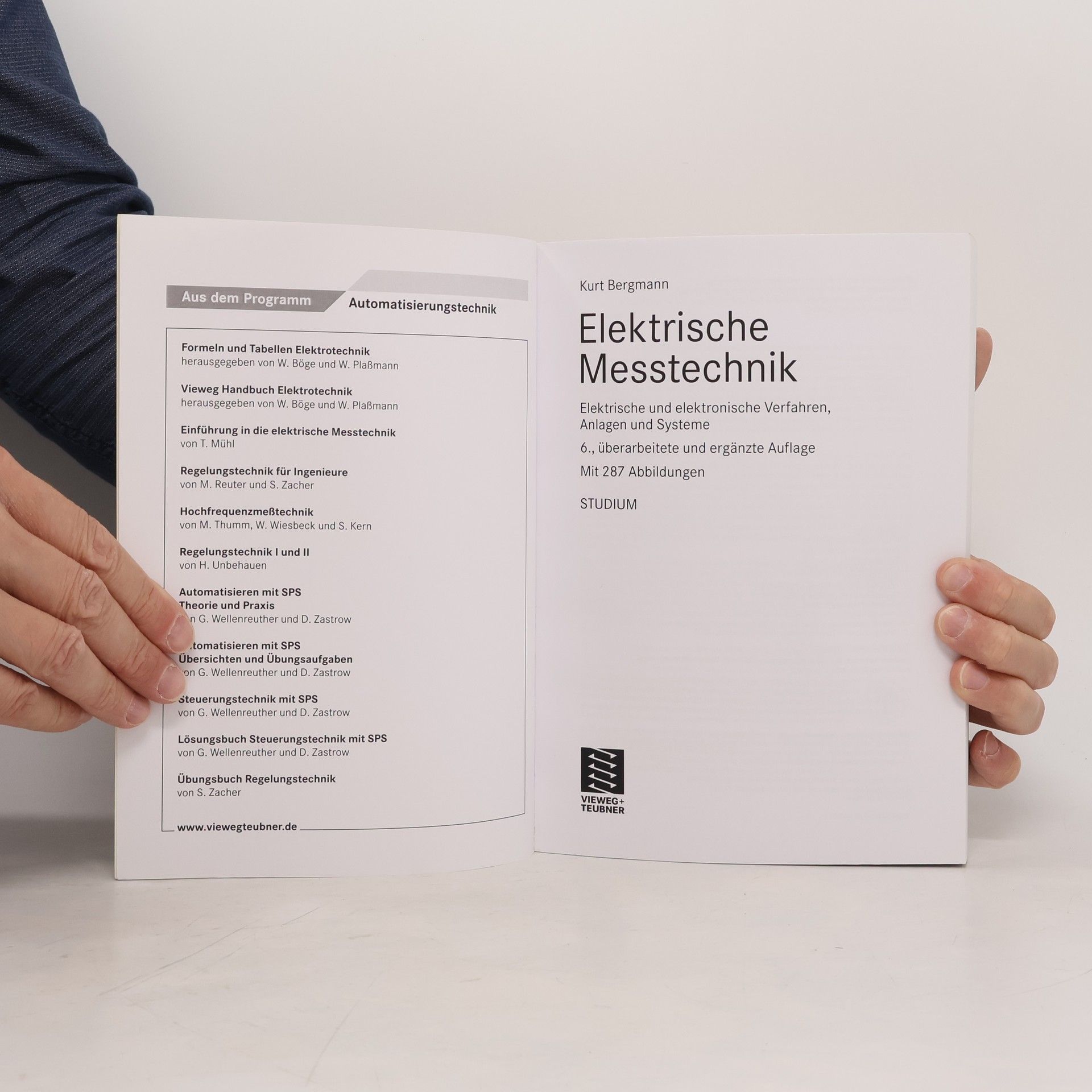 Kurt Bergmann Viewegs Fachbücher der Technik: Elektrische Meßtechnik