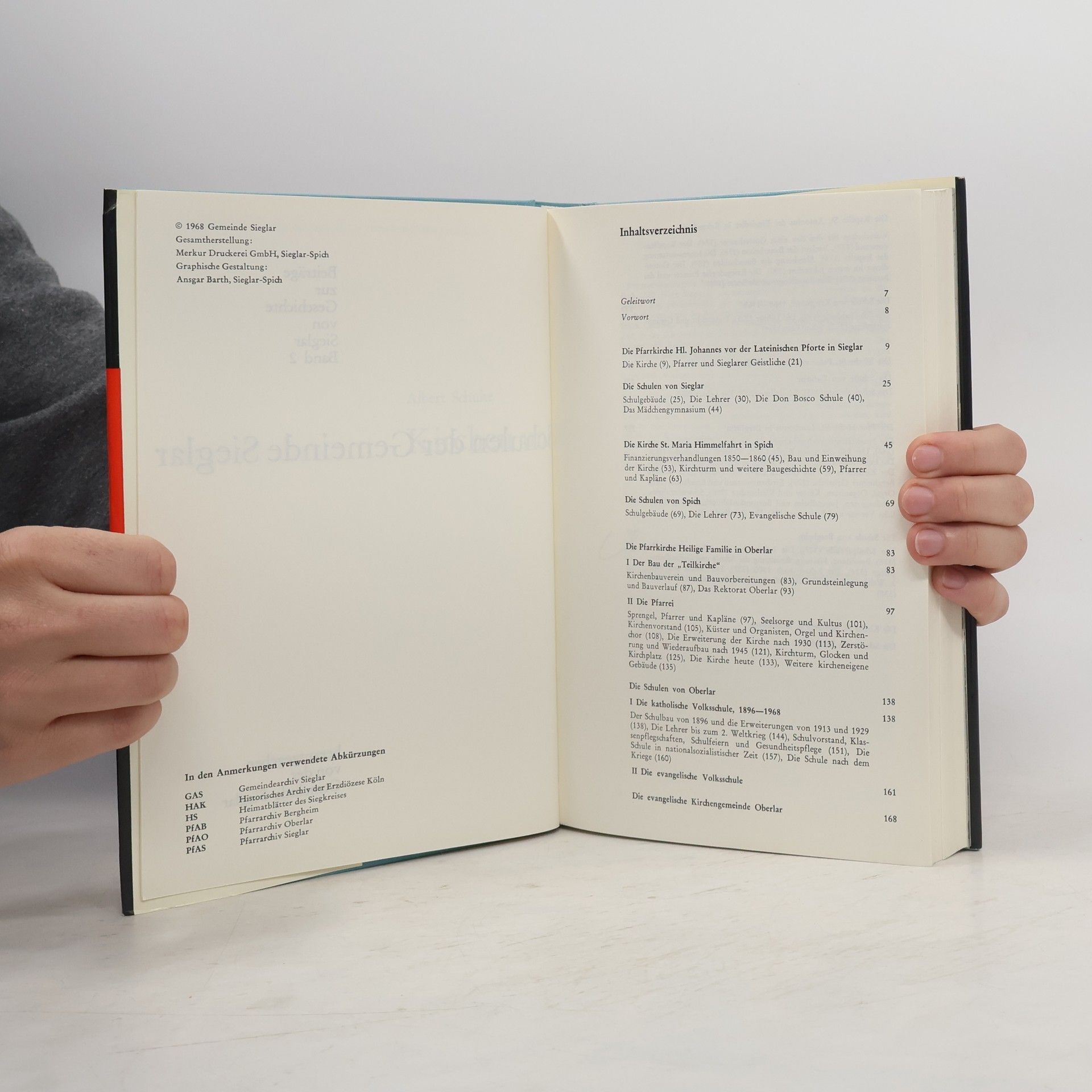 Albert Schulte Kirchen und Schulen der Gemeinde Sieglar