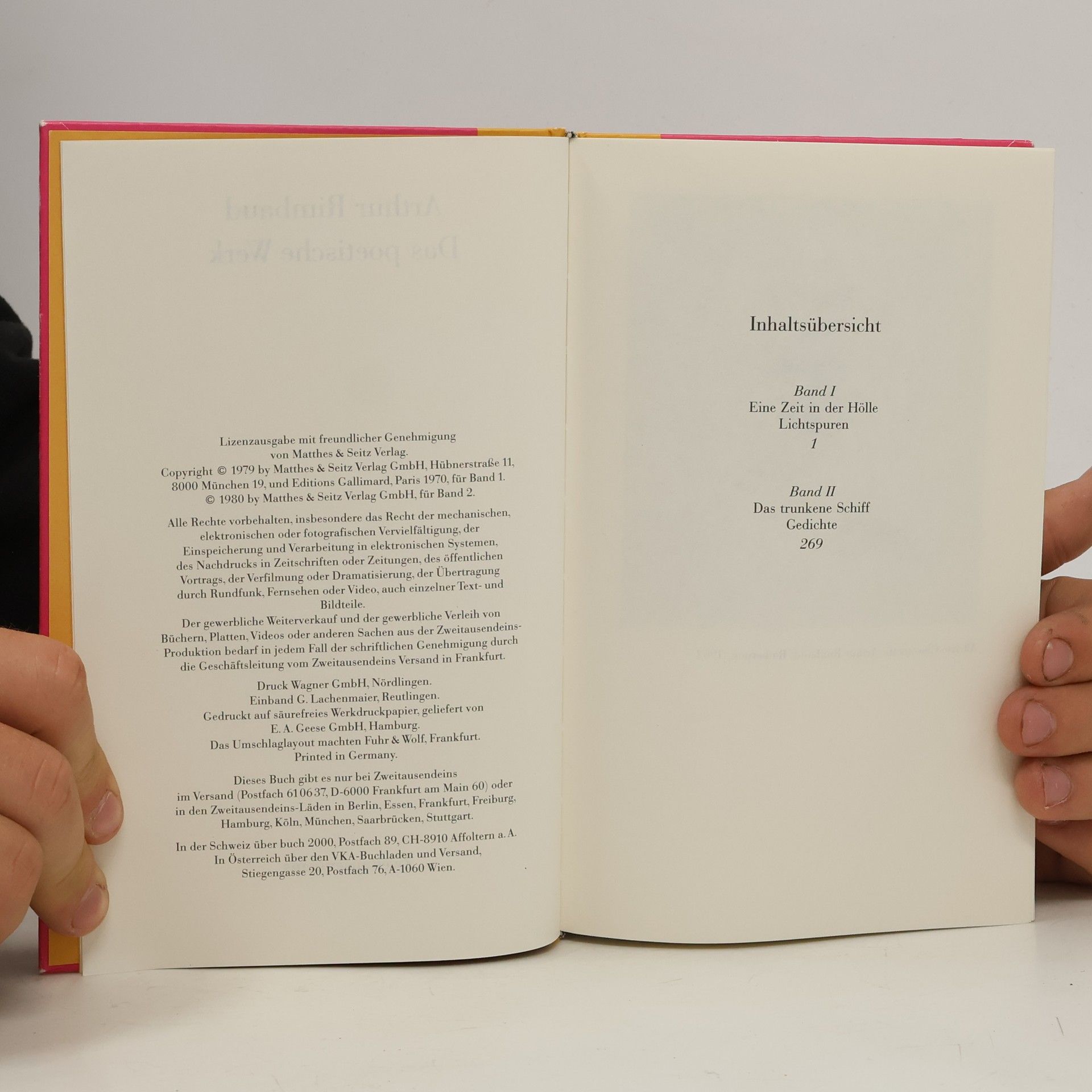 Arthur Rimbaud Das poetische Werk