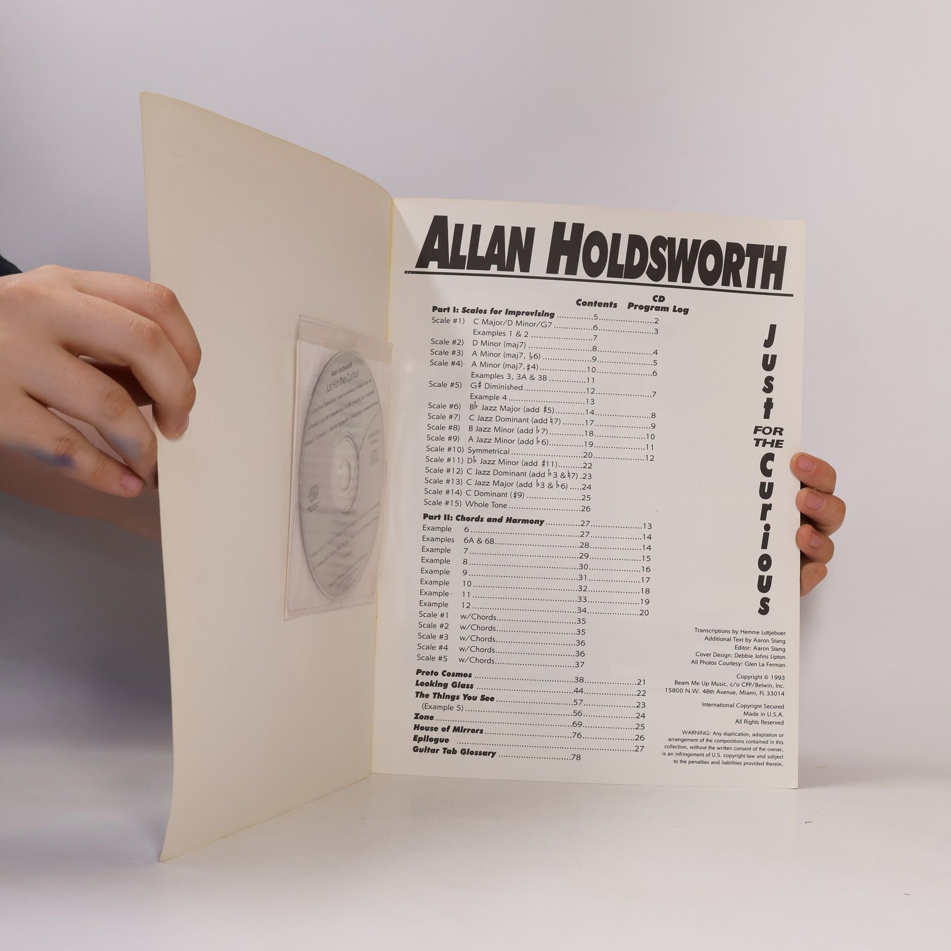 Allan Holdsworth Allan Holdsworth. Just for the Curious