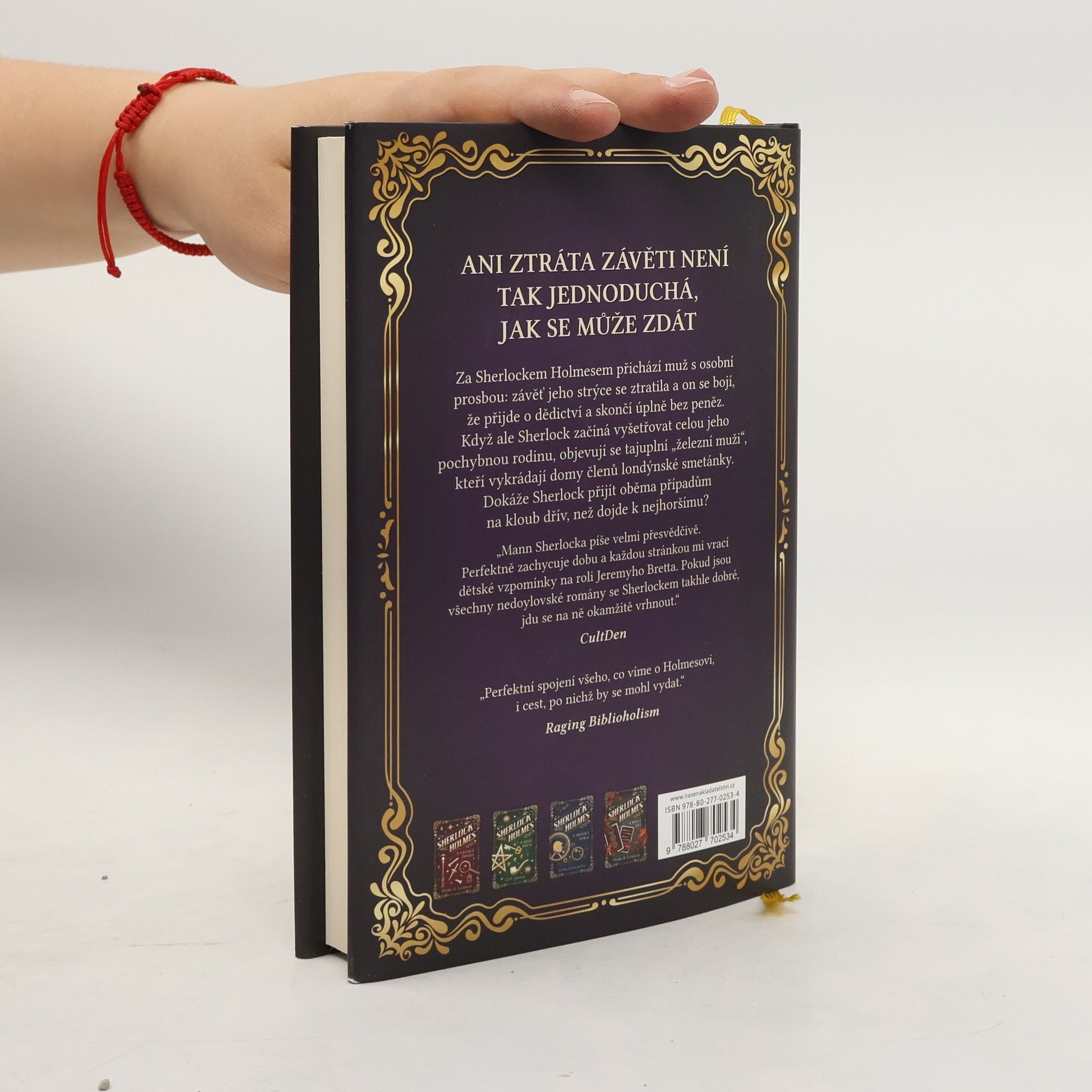 George Mann Sherlock Holmes a ztracená závěť