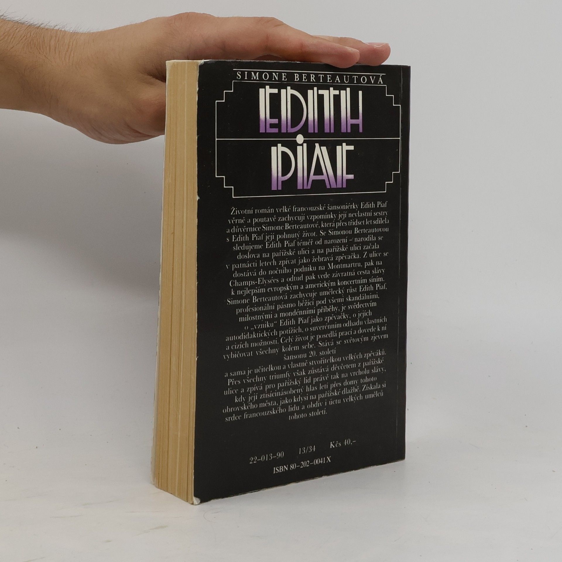 Marie Janů Edith Piaf