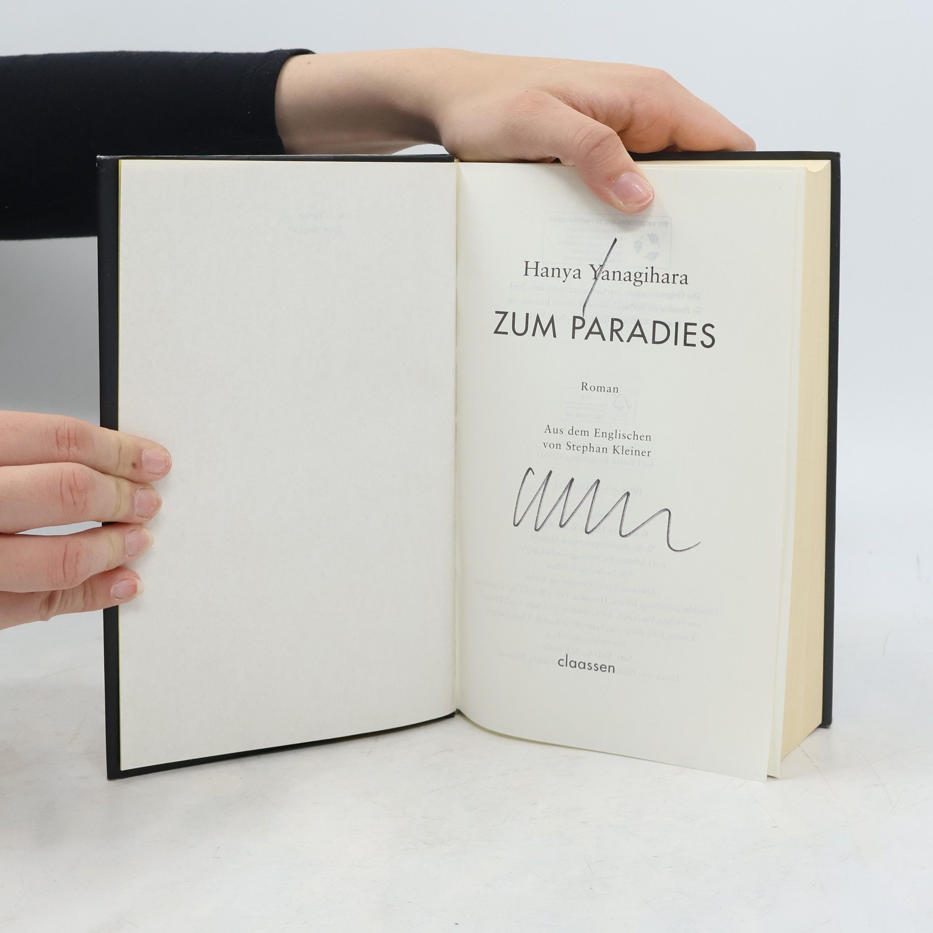 Hanya Yanagihara Zum Paradies