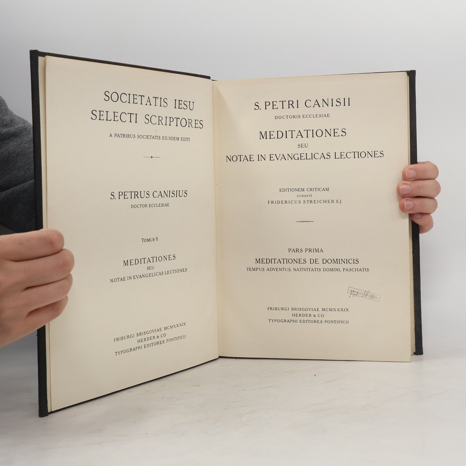 S. Petrus Canisius Societatis lesu selecti soriptores III.