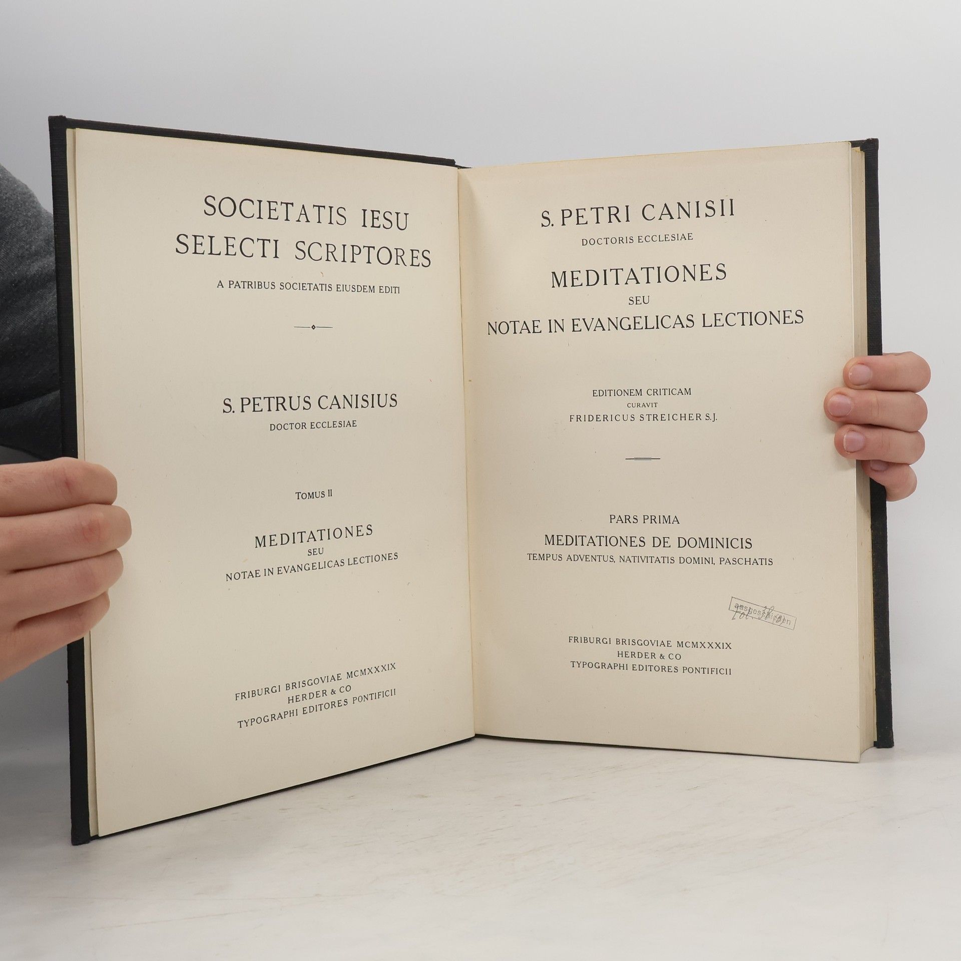 S. Petrus Canisius Societatis lesu selecti soriptores III.