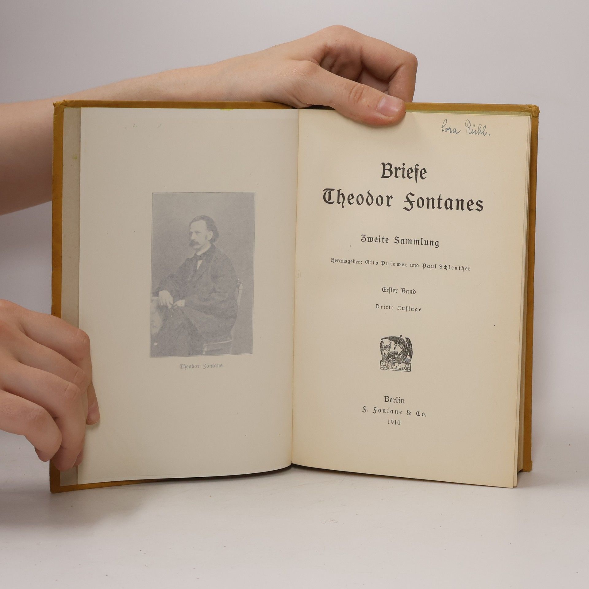 Theodor Fontane Briefe Theodor Fontanes. Erster Band
