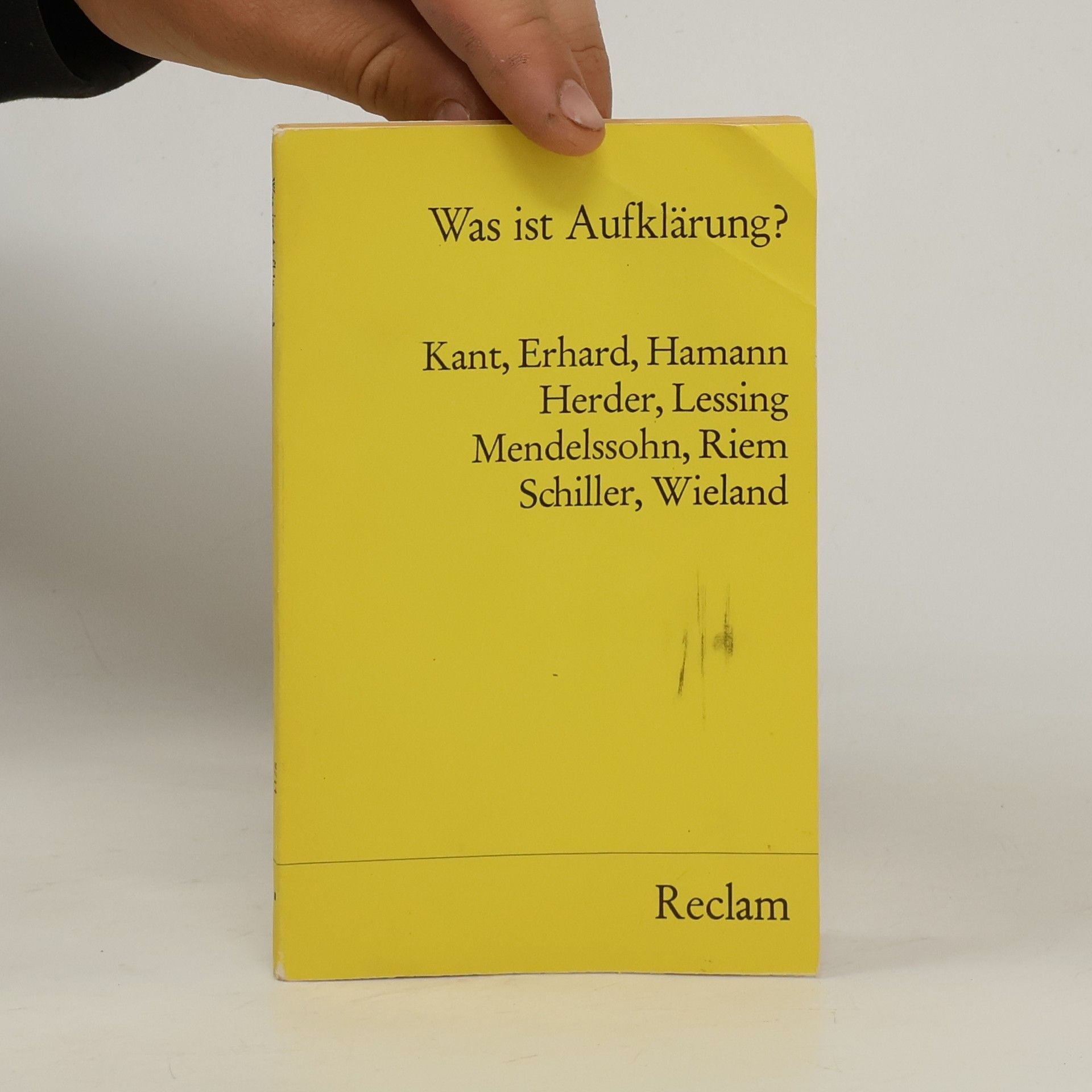 Ehrhard Bahr Was ist Aufklärung?
