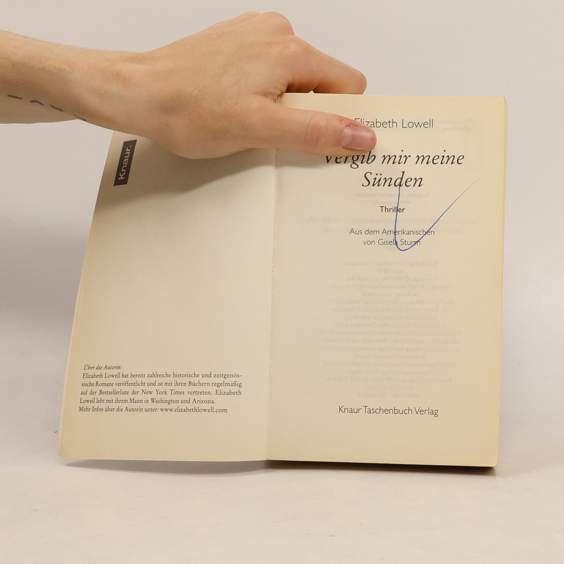 Elizabeth Lowell Vergib mir meine Sünden