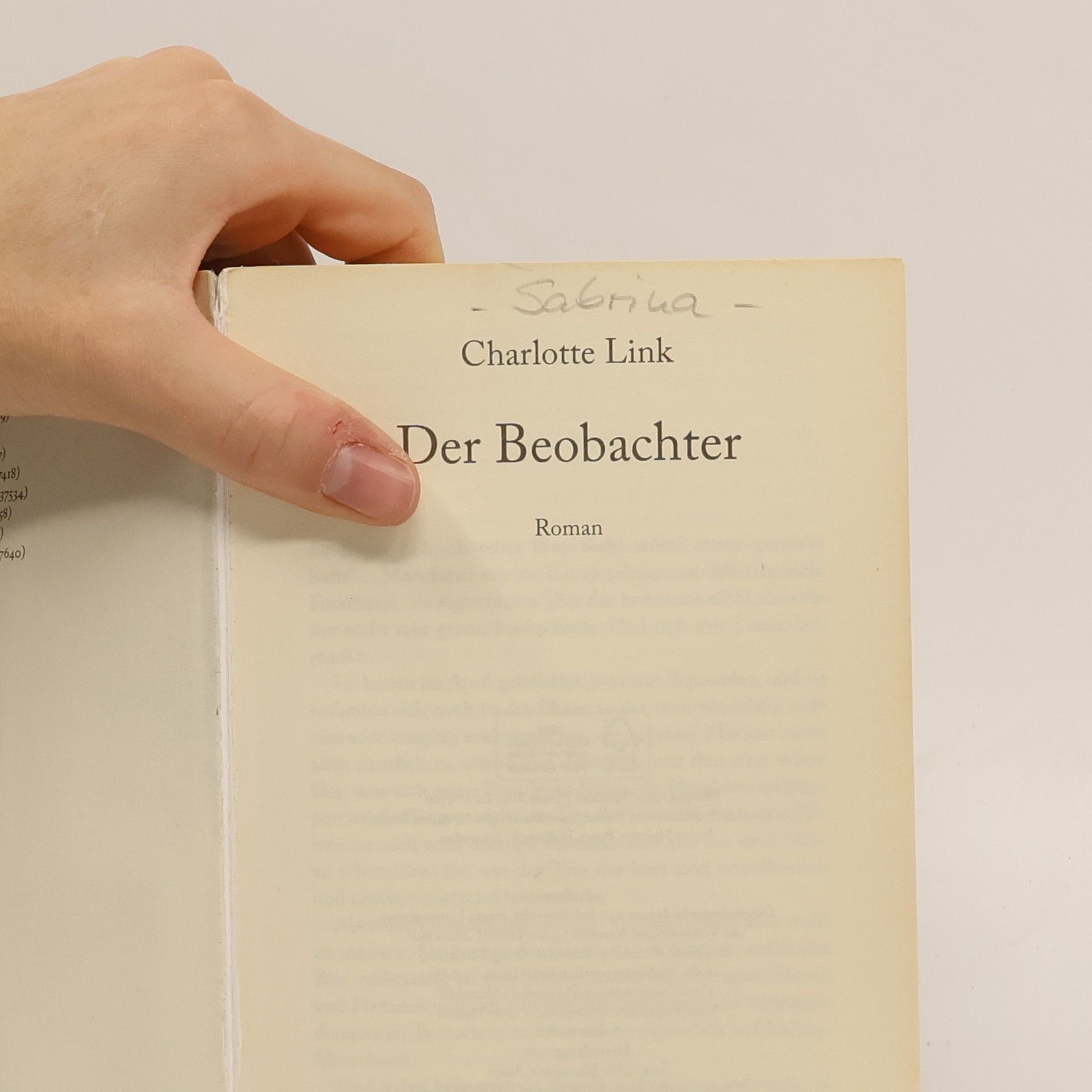 Charlotte Link Der Beobachter : Roman