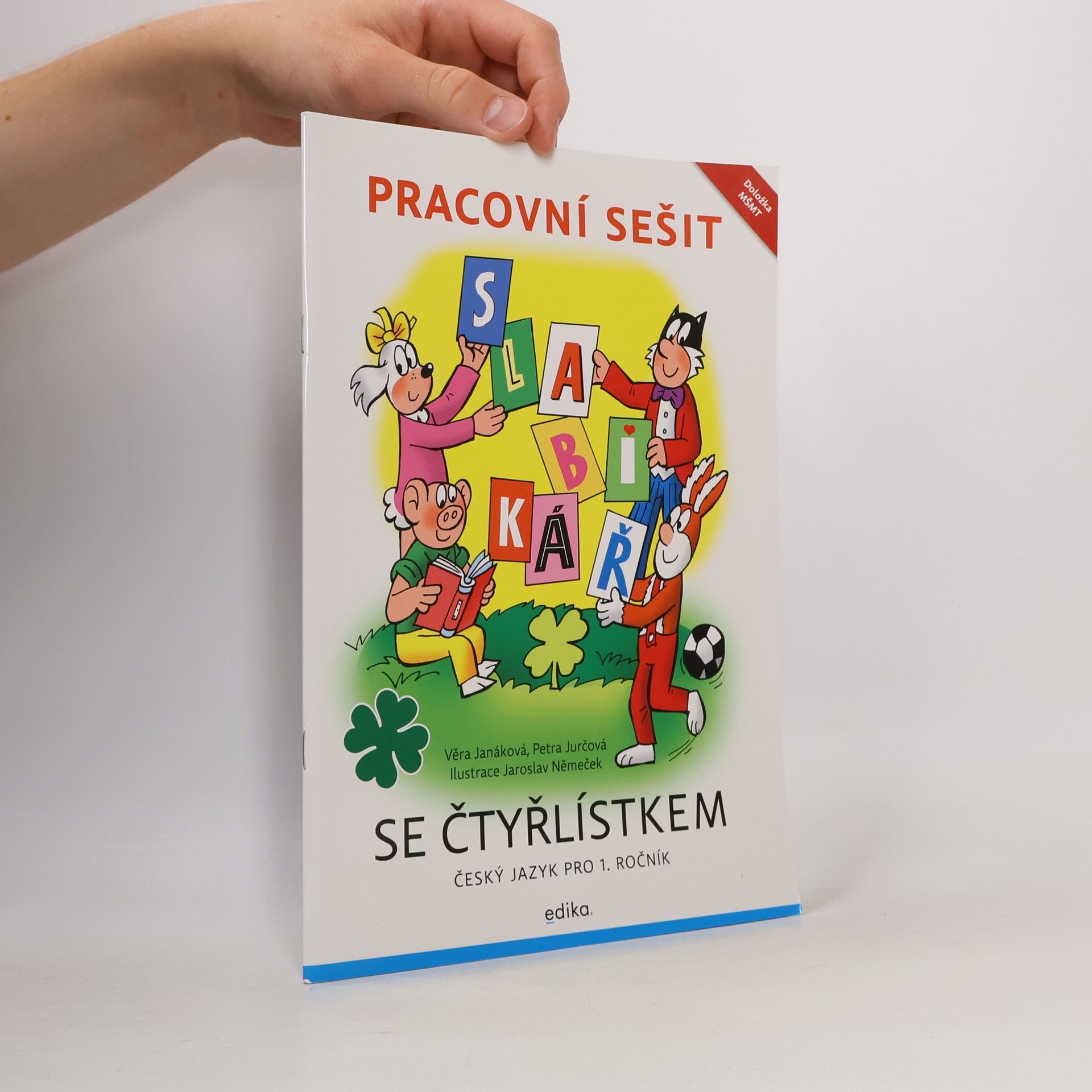 Slabikář se Čtyřlístkem. Pracovní sešit