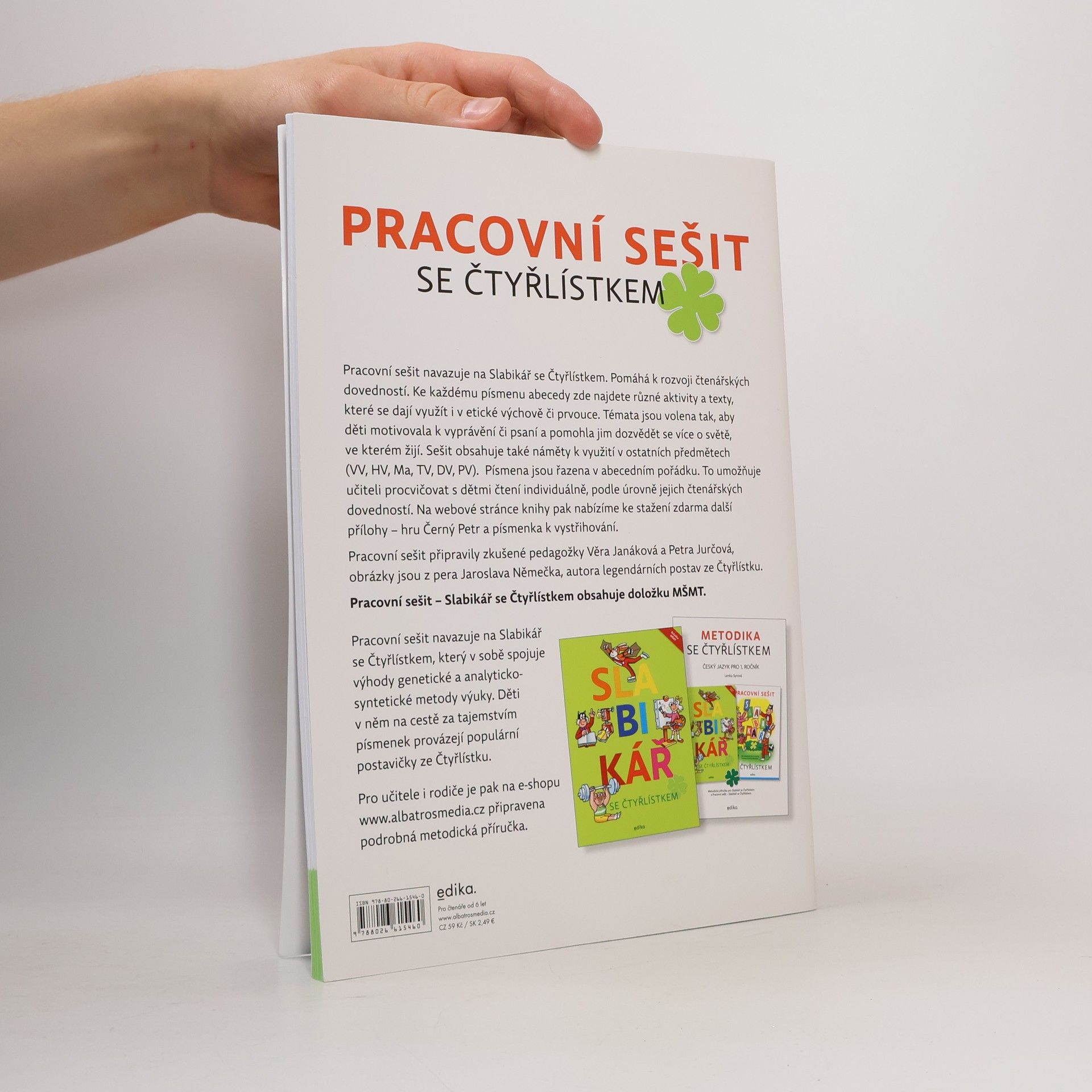 Jaroslav Němeček Slabikář se Čtyřlístkem. Pracovní sešit