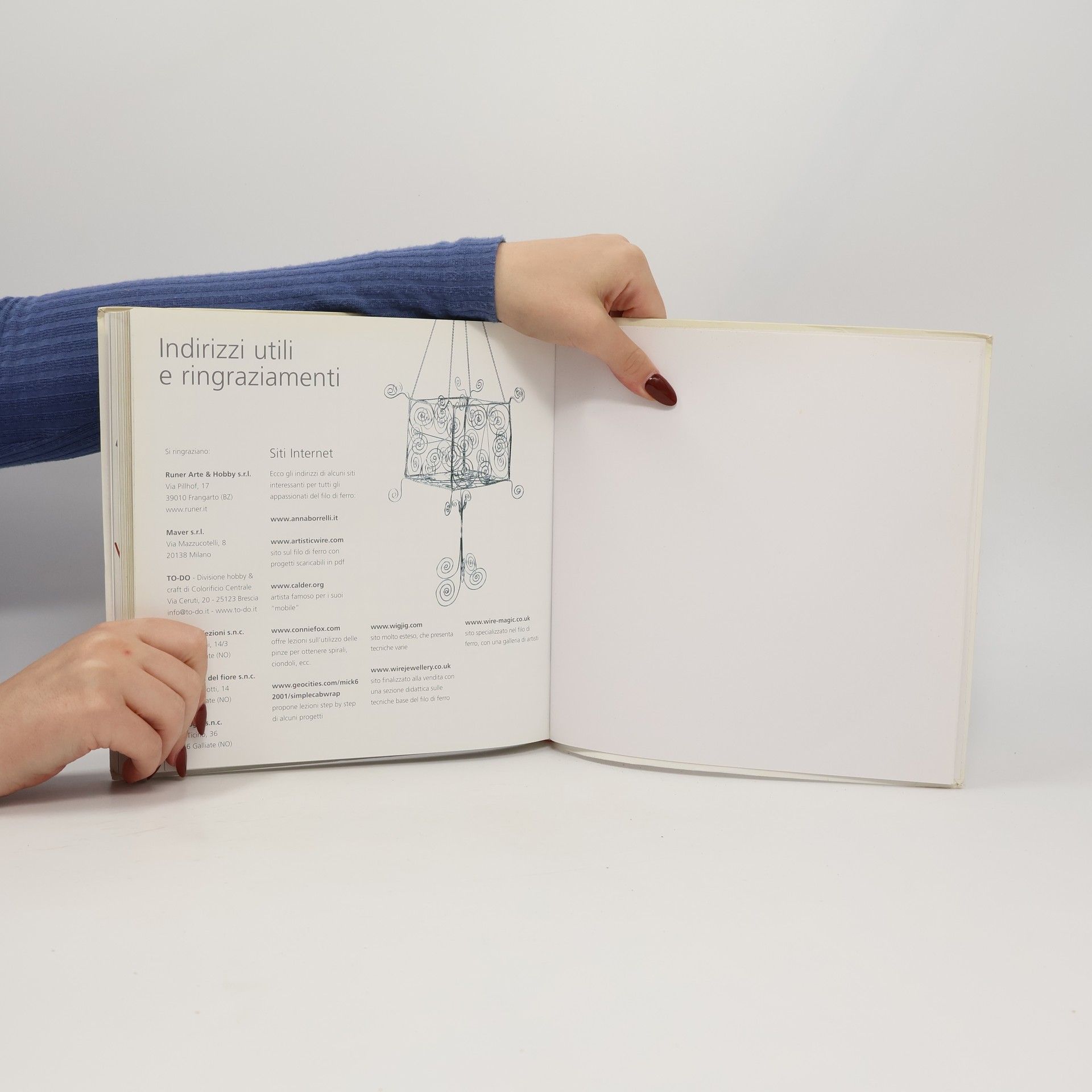 Anna Borrelli Scuola di creatività femminile 5. Filo di ferro